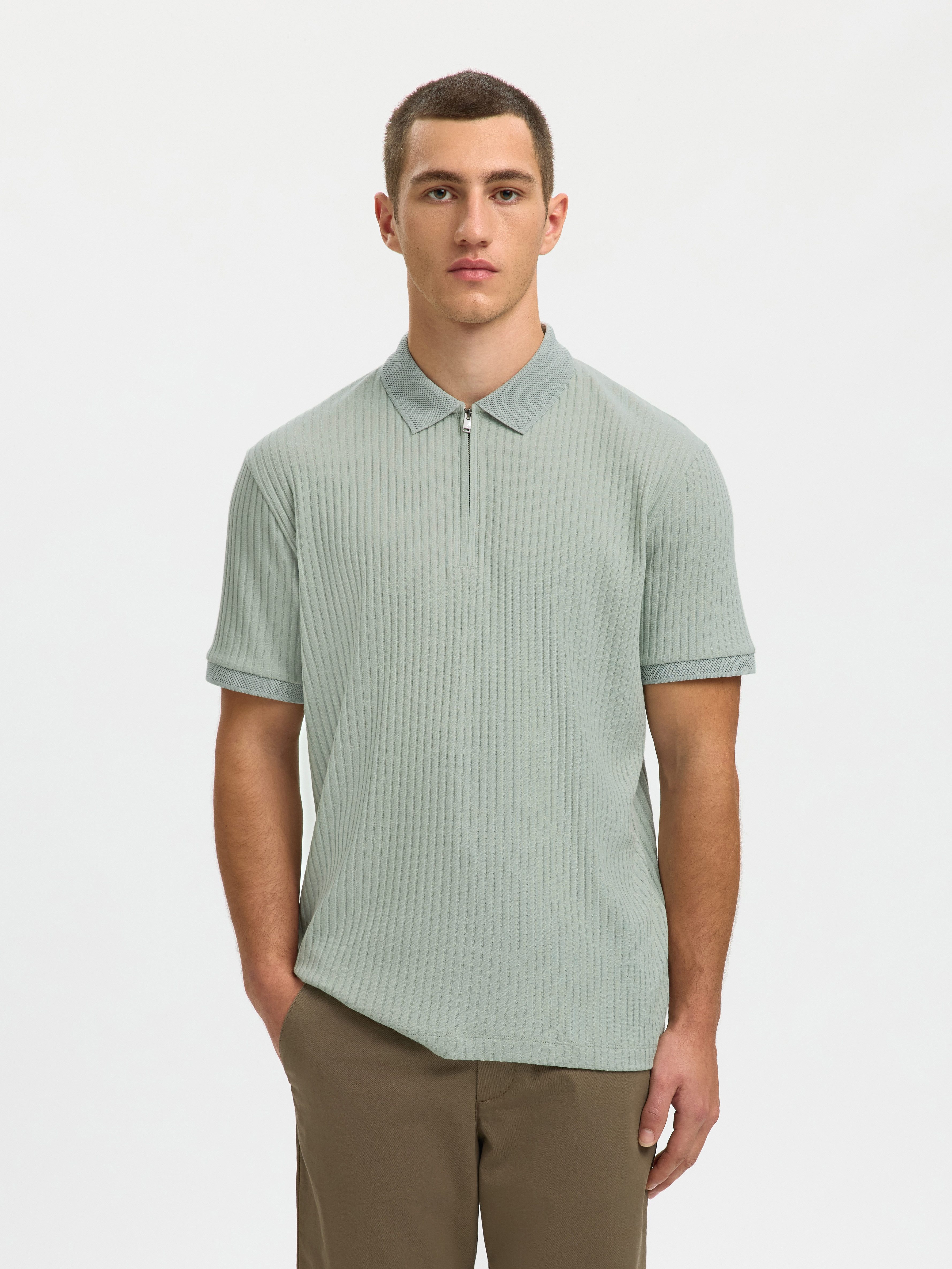 Selected Poloshirt SLHFAVE STRUCTURE SS POLO NOOS