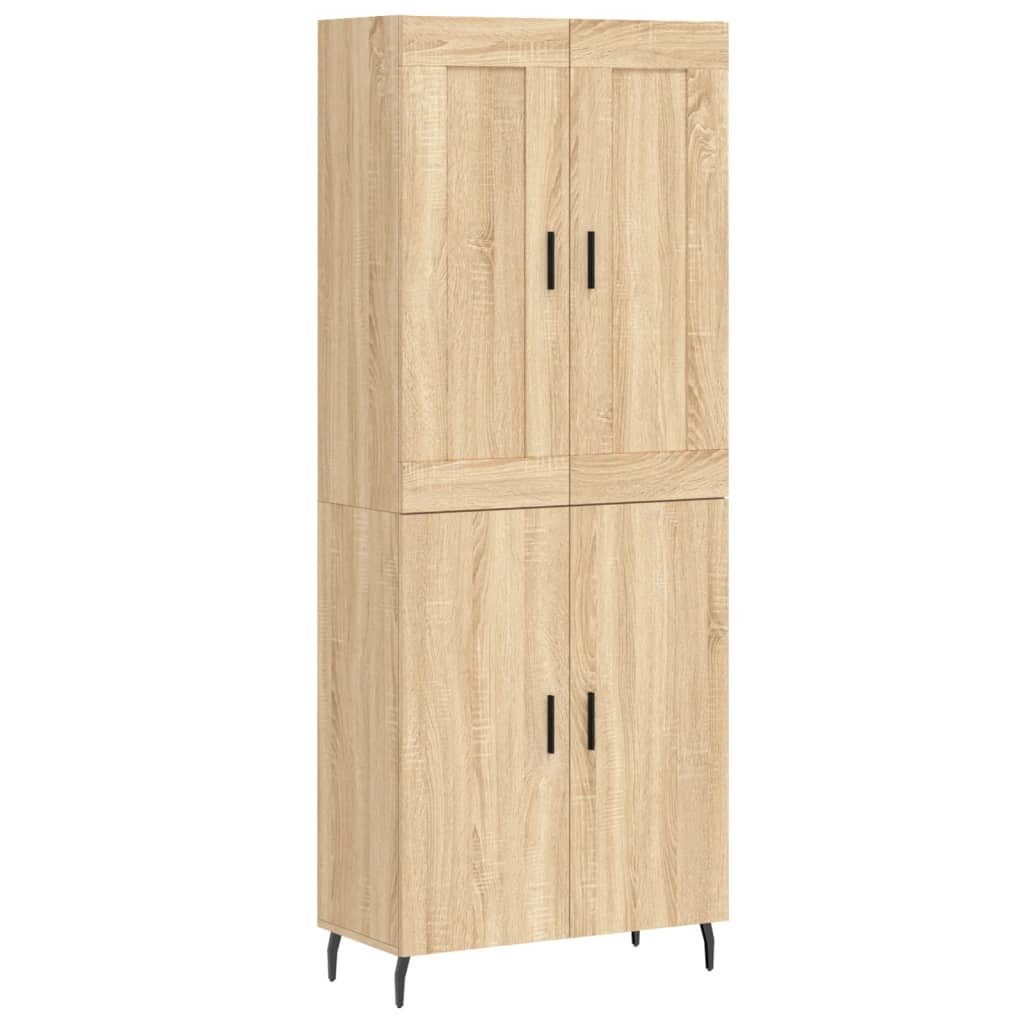 vidaXL Highboard Highboard Sonoma-Eiche 69,5x34x180 cm günstig online kaufen