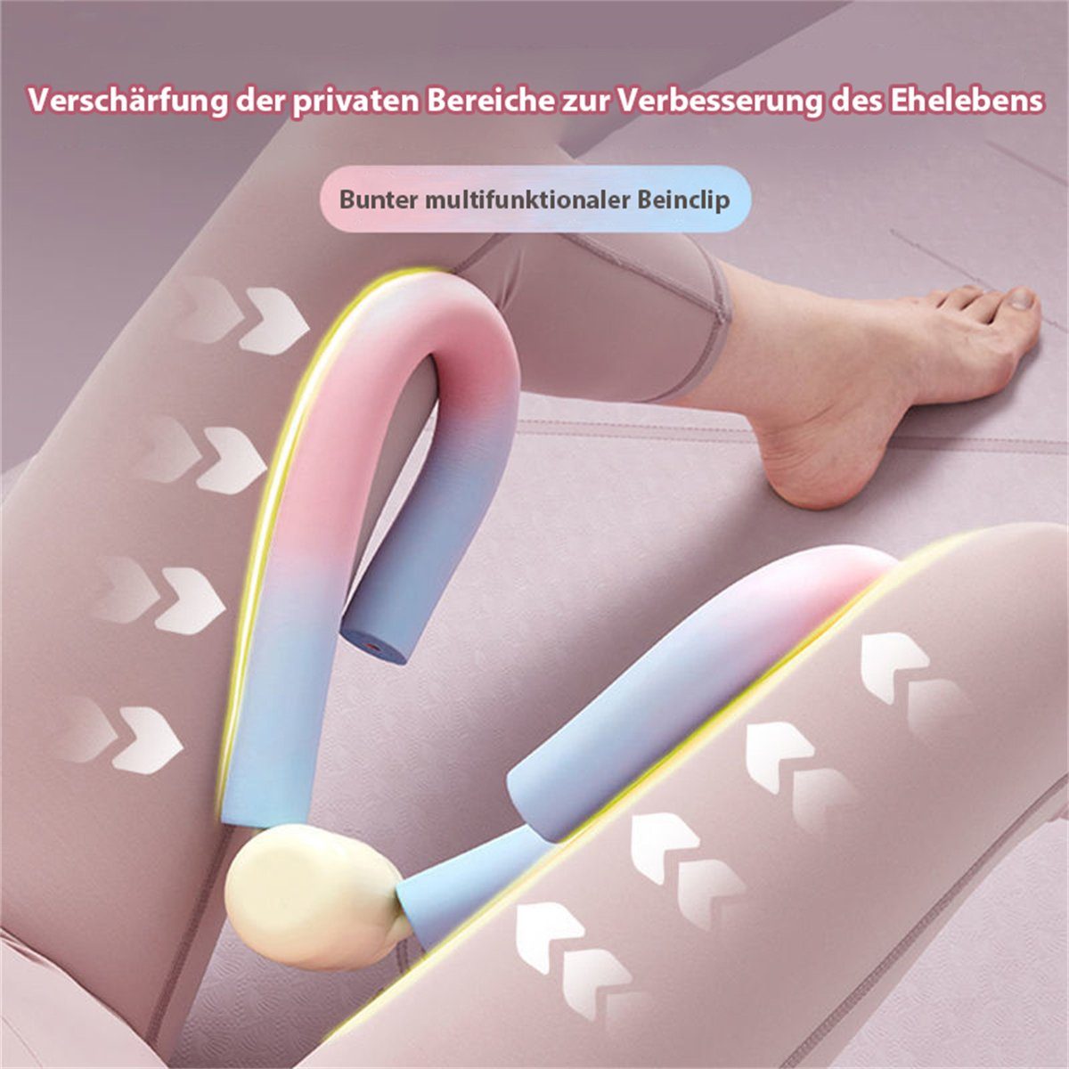 Beinklemme, selected schöner Gesäßtrainer carefully Beckenbodenmuskeltrainer, Rosa schöne Multitrainer