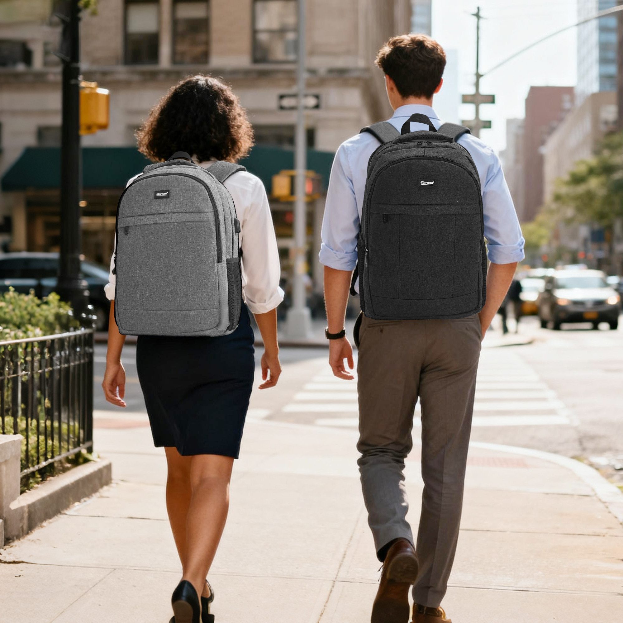 TAN.TOMI Laptoprucksack 17,2'' Laptoptasche Business Rucksack Schulrucksack günstig online kaufen