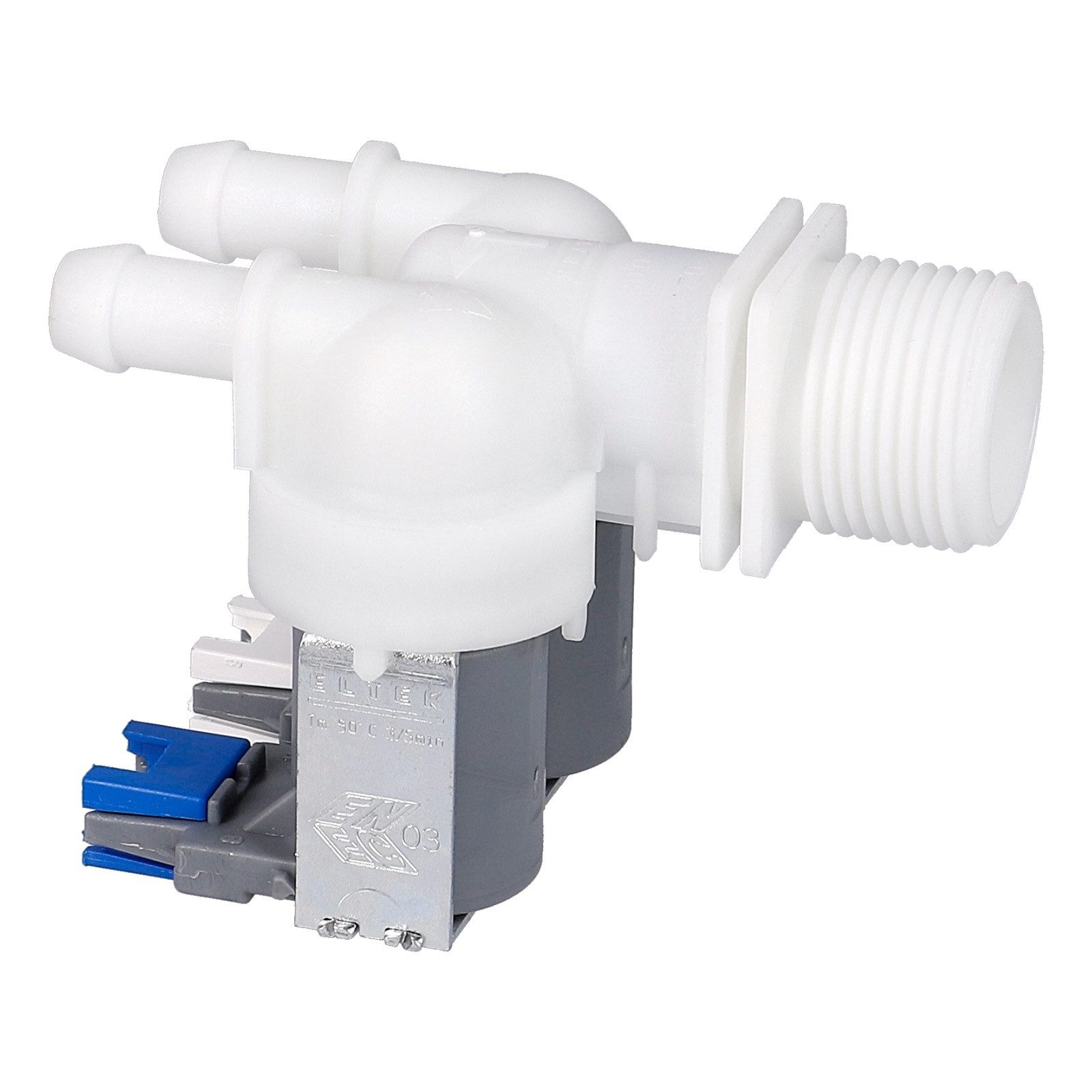 easyPART Durchflussschalter wie CANDY/ HOOVER 41032538 Magnetventil 2fach 180°, Waschmaschine