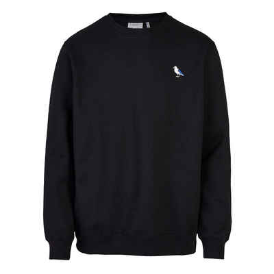 Cleptomanicx Sweater Embro Gull - black