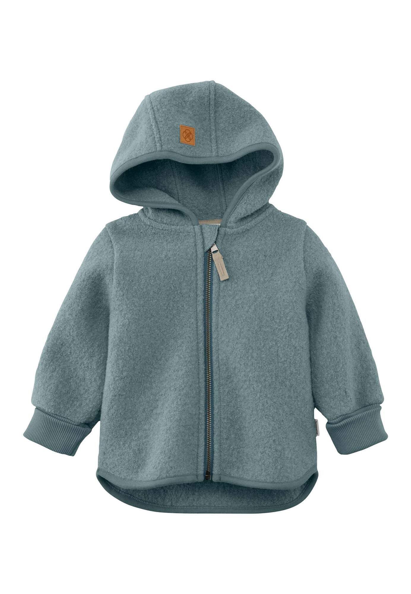 Hessnatur Walkjacke aus reiner Bio-Merinowolle (1-St) aus reiner Bio-Merinowolle