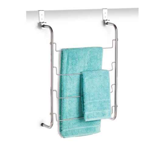 HTI-Living Handtuchhalter Handtuchhalter verchromt Türhandtuchhalter