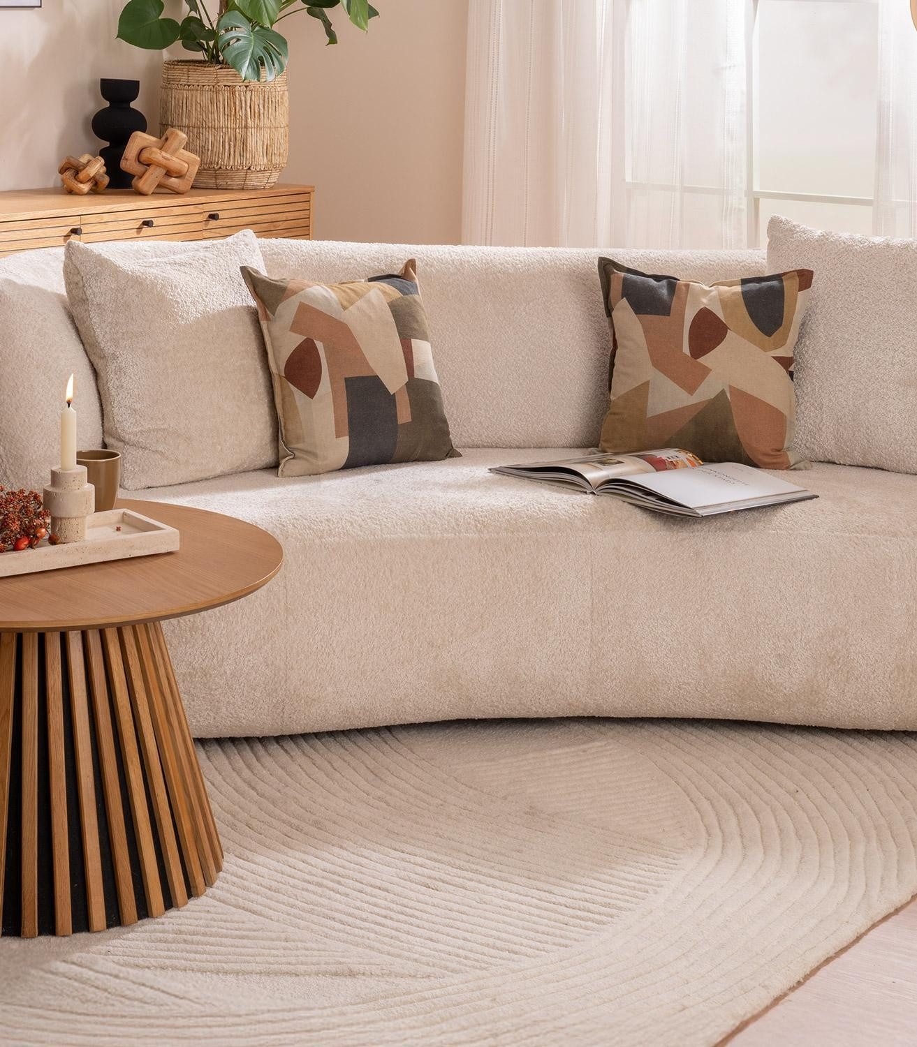 Magma Heimtex Kissenhülle BIBA, 45 x 45 cm, Terracotta, Baumwolle, Leinen, günstig online kaufen