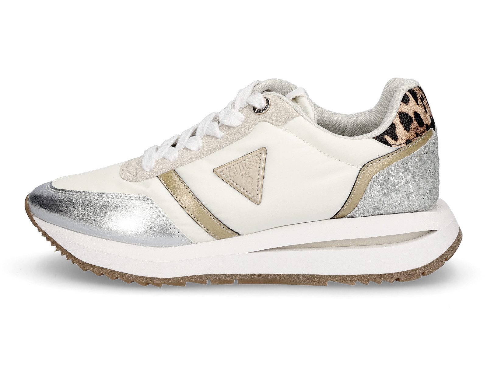 Guess Guess Damen Sneaker Eagar2 offwhite leo Sneaker