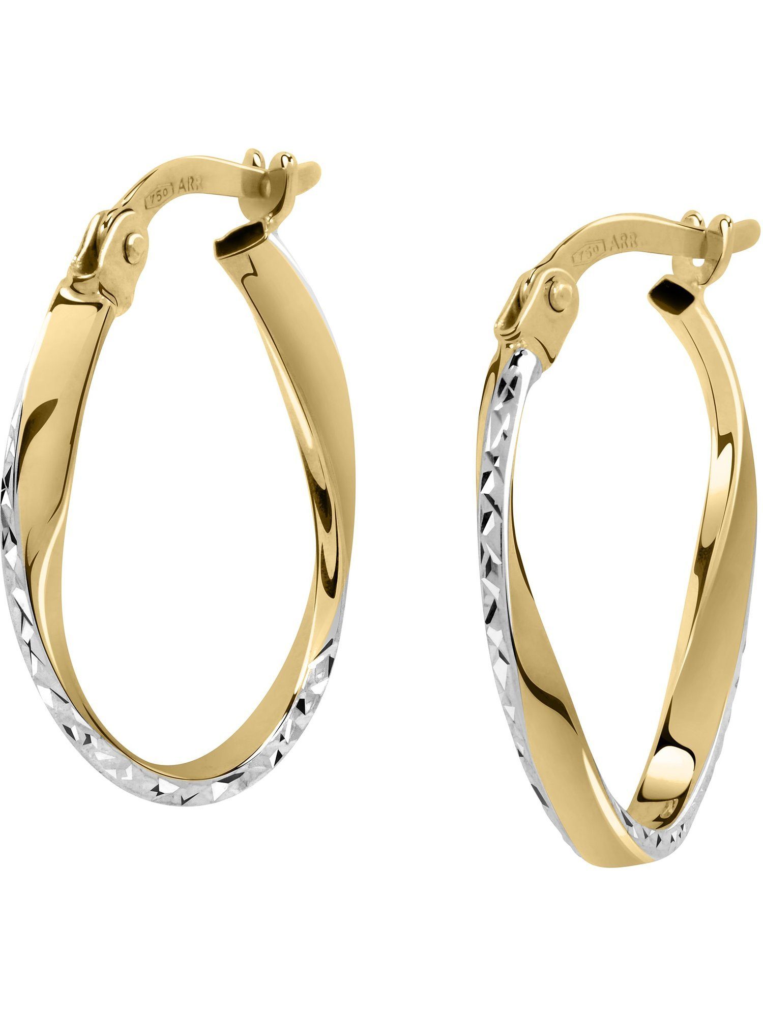 CHRIST Paar Creolen CHRIST Damen-Creolen 585er Gelbgold (Paar) günstig online kaufen