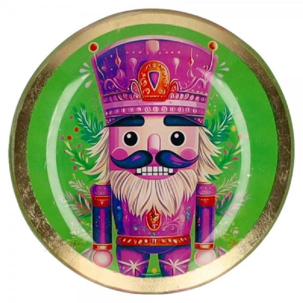 Giftcompany Schmuckkassette Glasteller Nussknacker Grün (10cm) günstig online kaufen