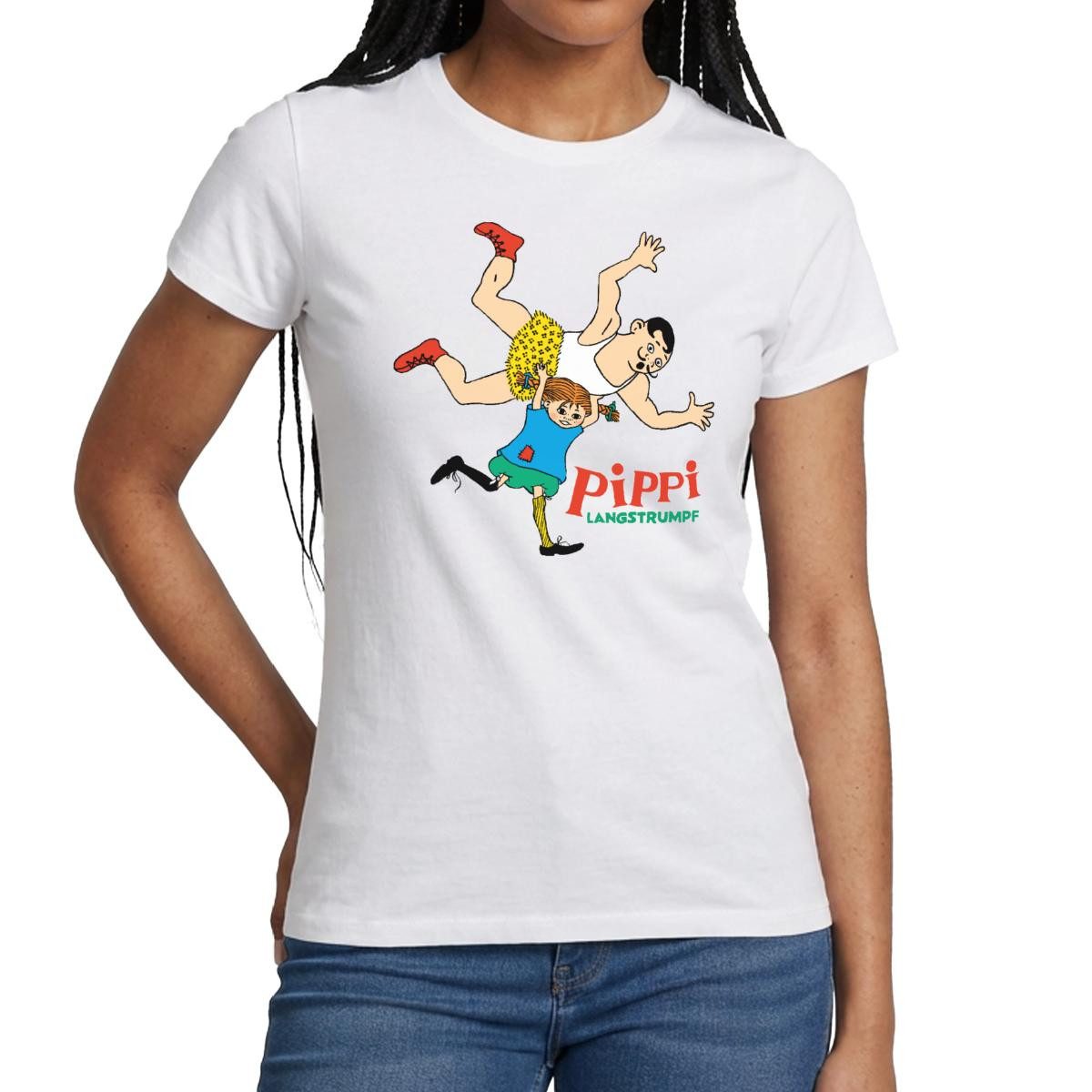 T-Shirt Pippi Langstrumpf Pippi Ist Stark Frauen T-Shirt