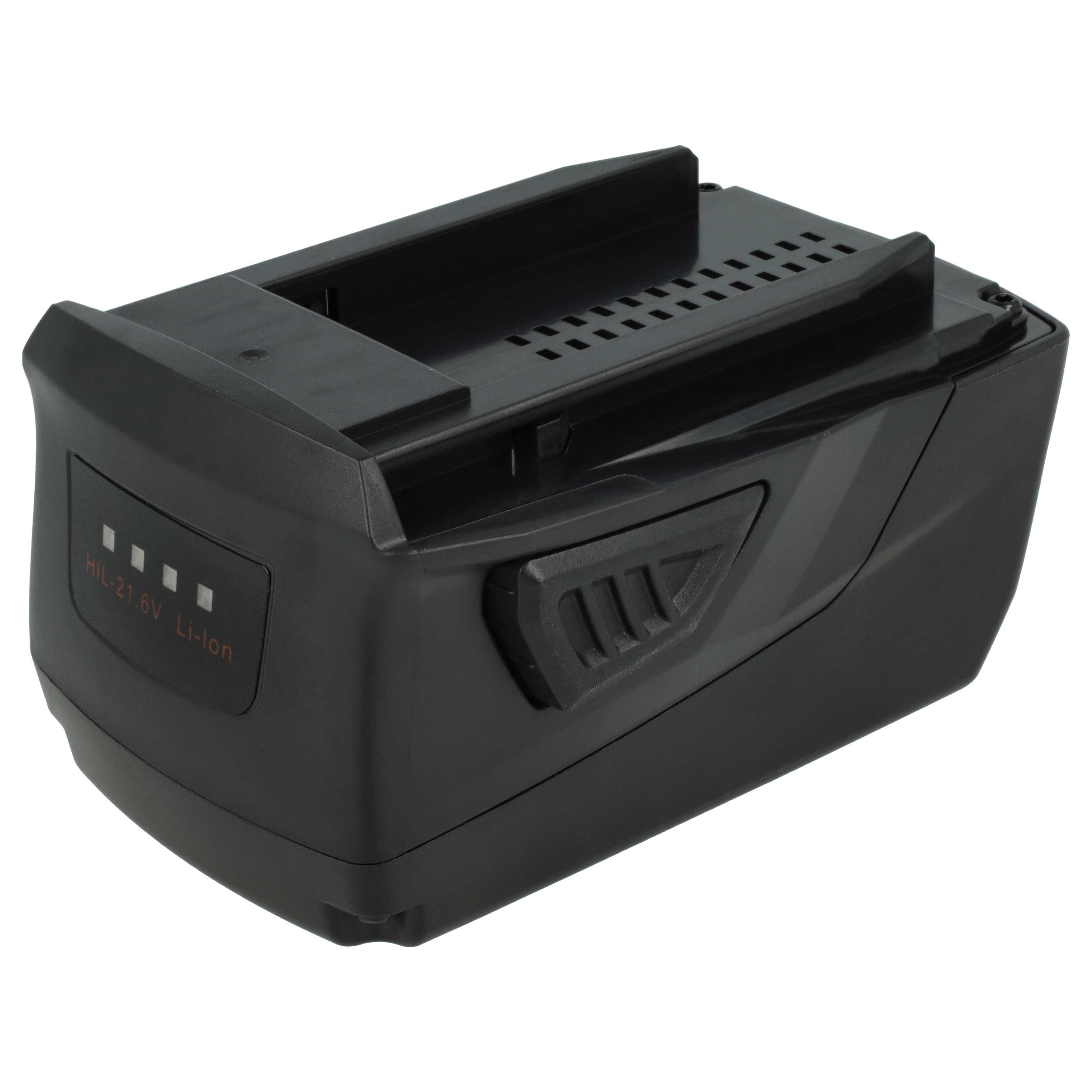 vhbw Akku Ersatz für B22/8.0 für Elektrowerkzeug (5 Ah, 21,6 V, Li-Ion) Akku Akku Li-Ion 5000 mAh (21,6 V, 1 St), Leistungsfähiger Austausch-Akku für Werkzeug Powertools wie