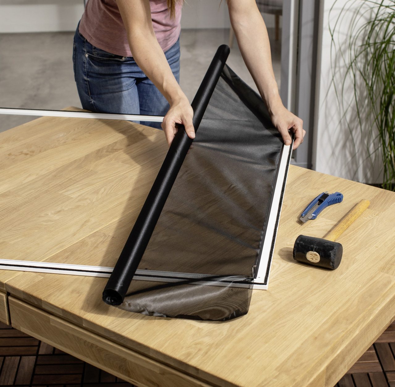 Primaster Pollenschutzgitter Primaster Pollenschutznetz 120 x 150 cm Rolle