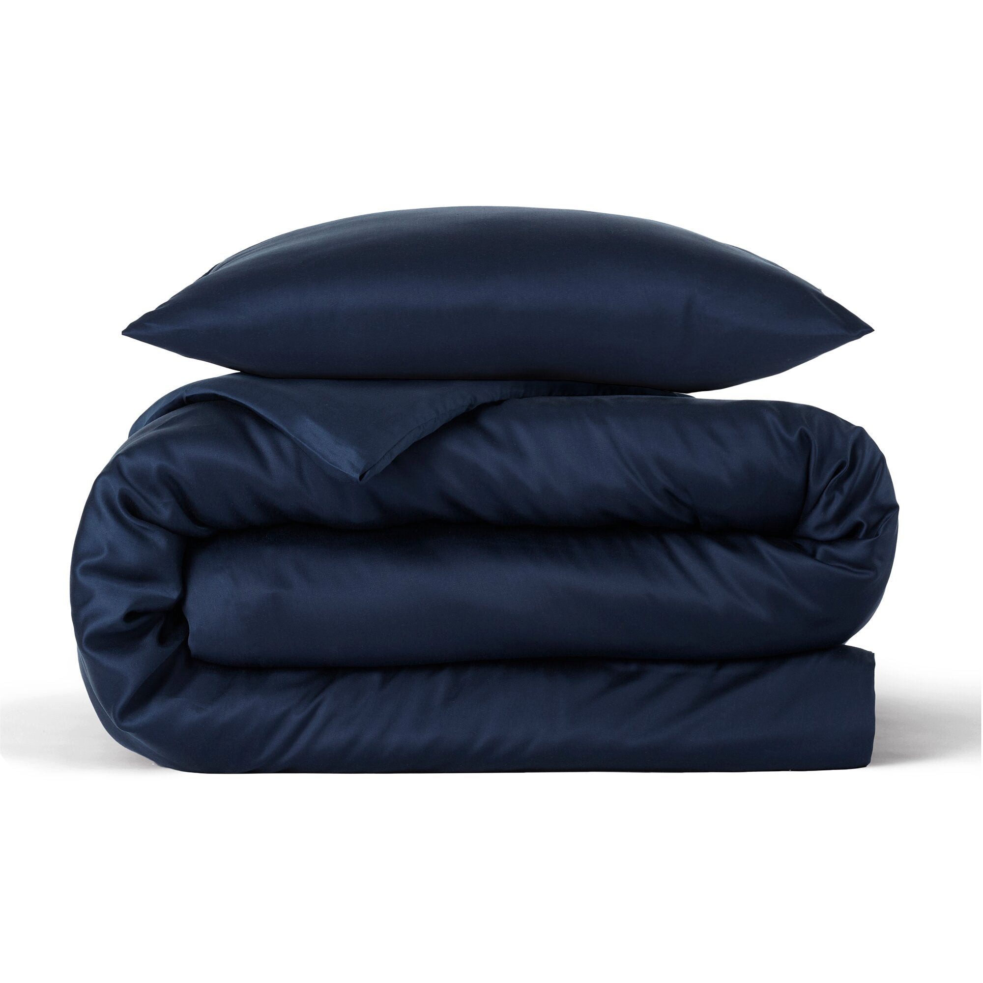 twenty:three® Bettwäsche Lyocell Bettwäsche Midnight Blue, Lyocell, Atmungsaktiv, Ultraweich, 100% TENCEL™ Lyocell