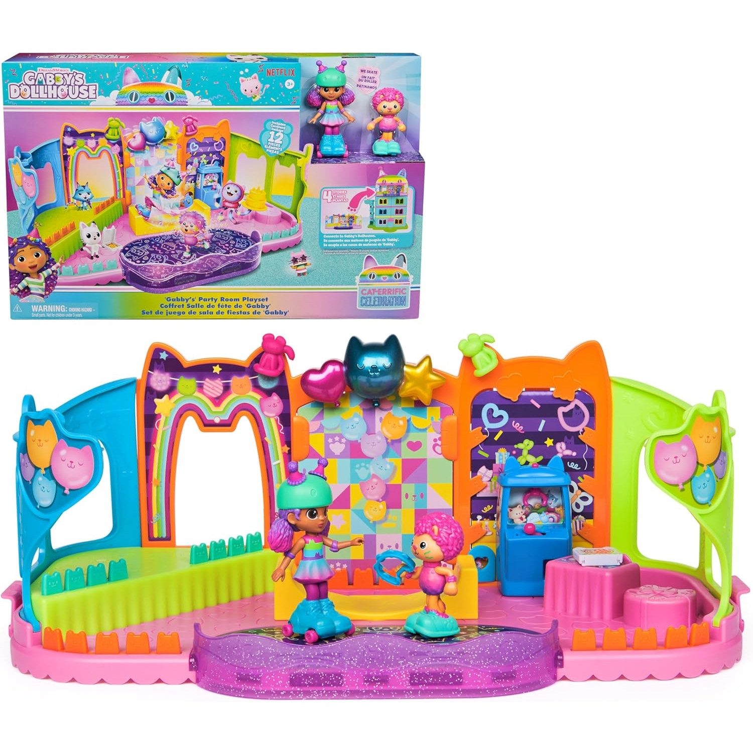 Spin Master Spielwelt 6069755 Gabby's Dollhouse - Skate Park Dachgeschoss