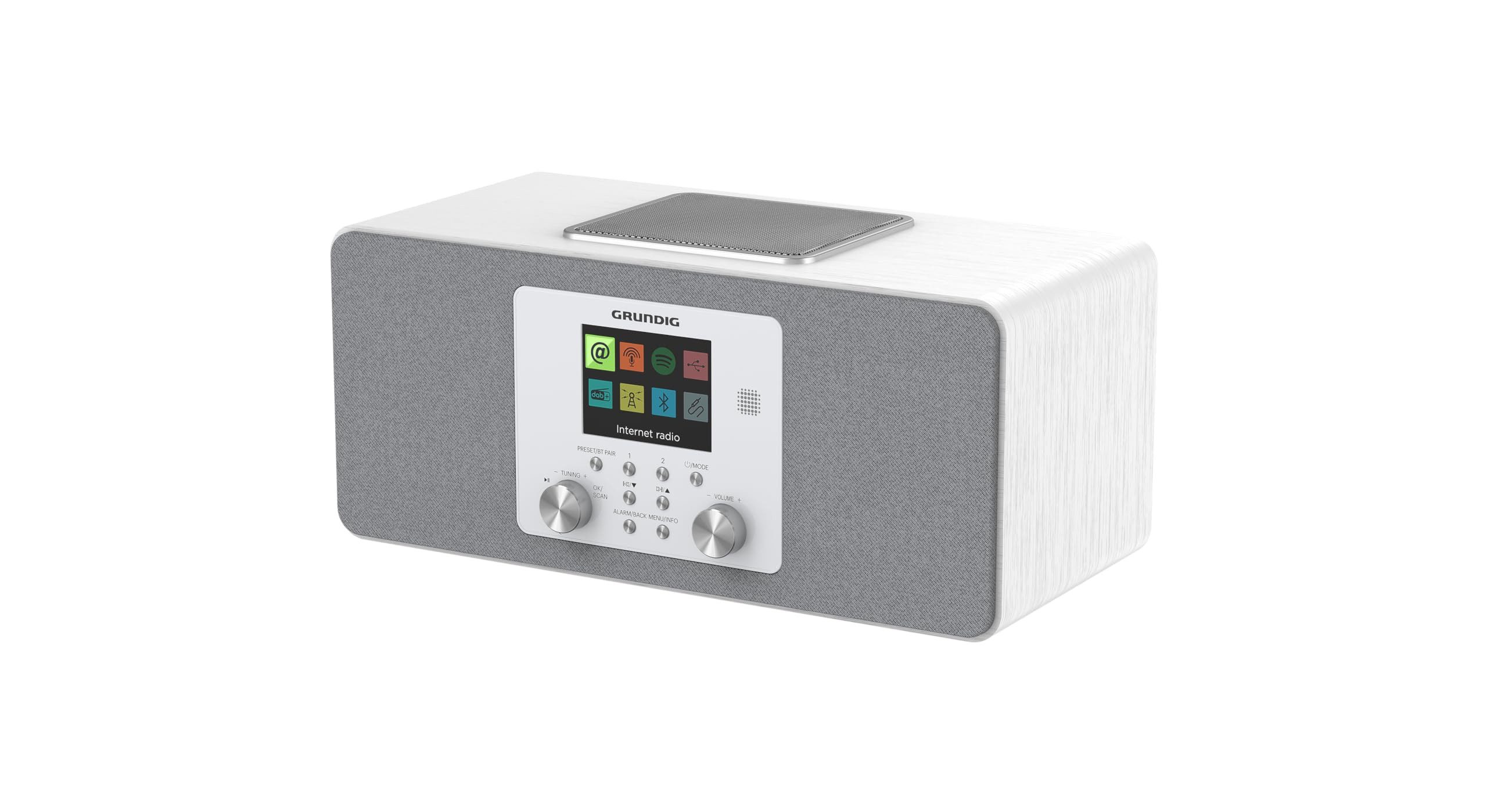 Grundig DTR 6100 Radio (DAB+ Radio mit Webstreaming und klarer Klangqualität)