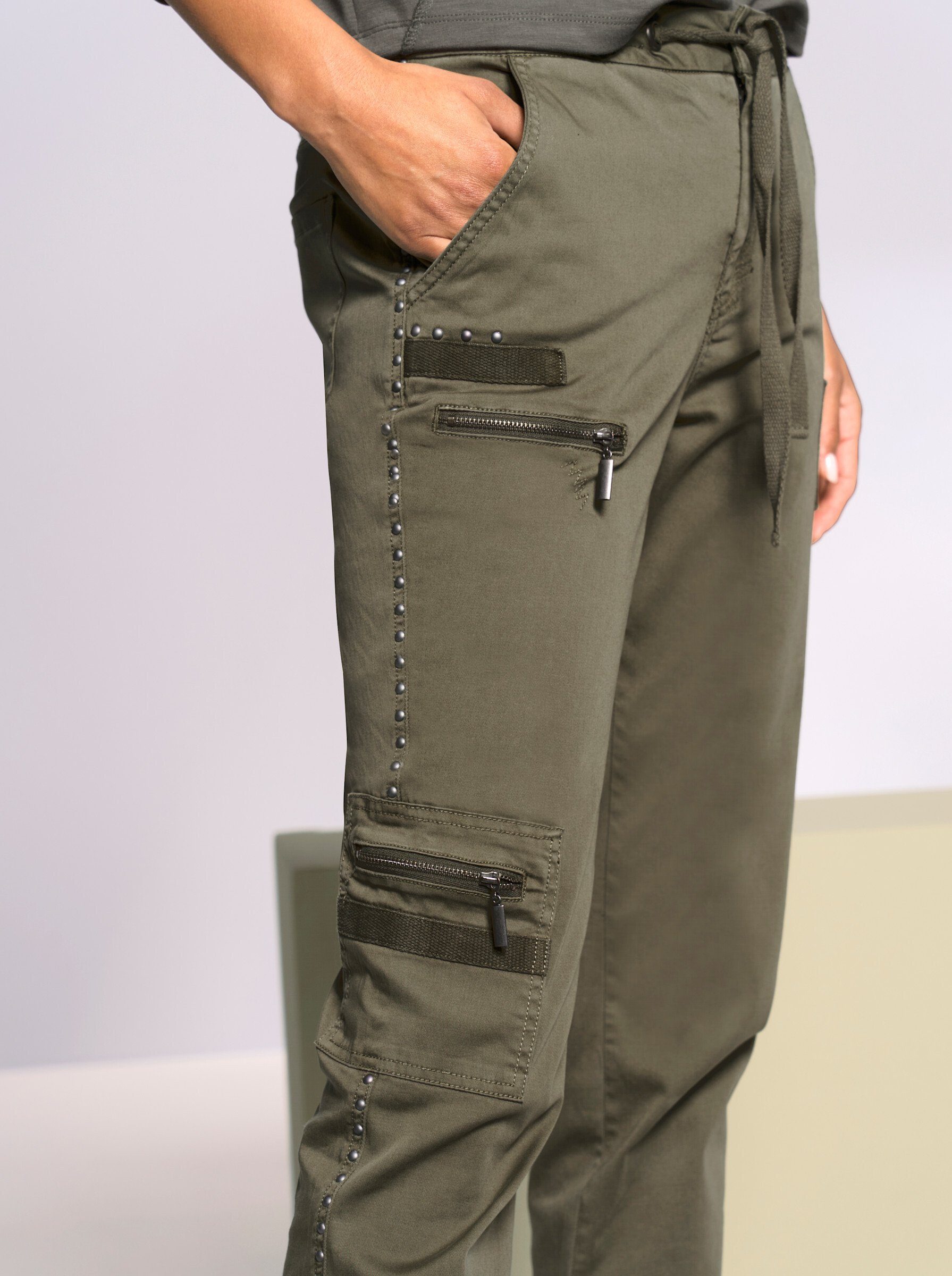 heine Jerseyhose Cargohose Innenbeinlänge ca. 74 günstig online kaufen