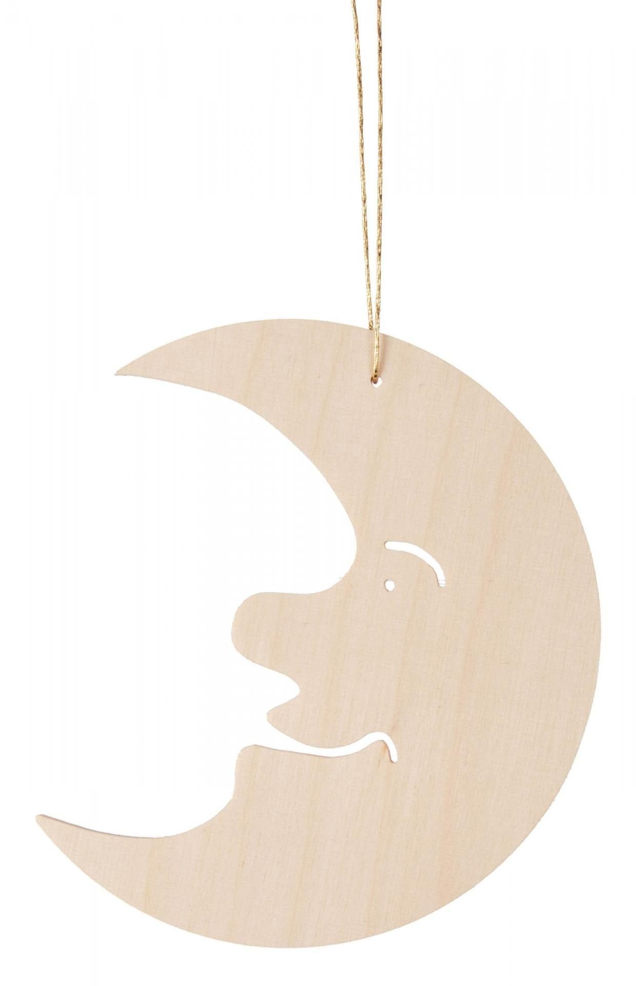 Dregeno Erzgebirge Christbaumschmuck Baumbehang Mond Höhe günstig online kaufen
