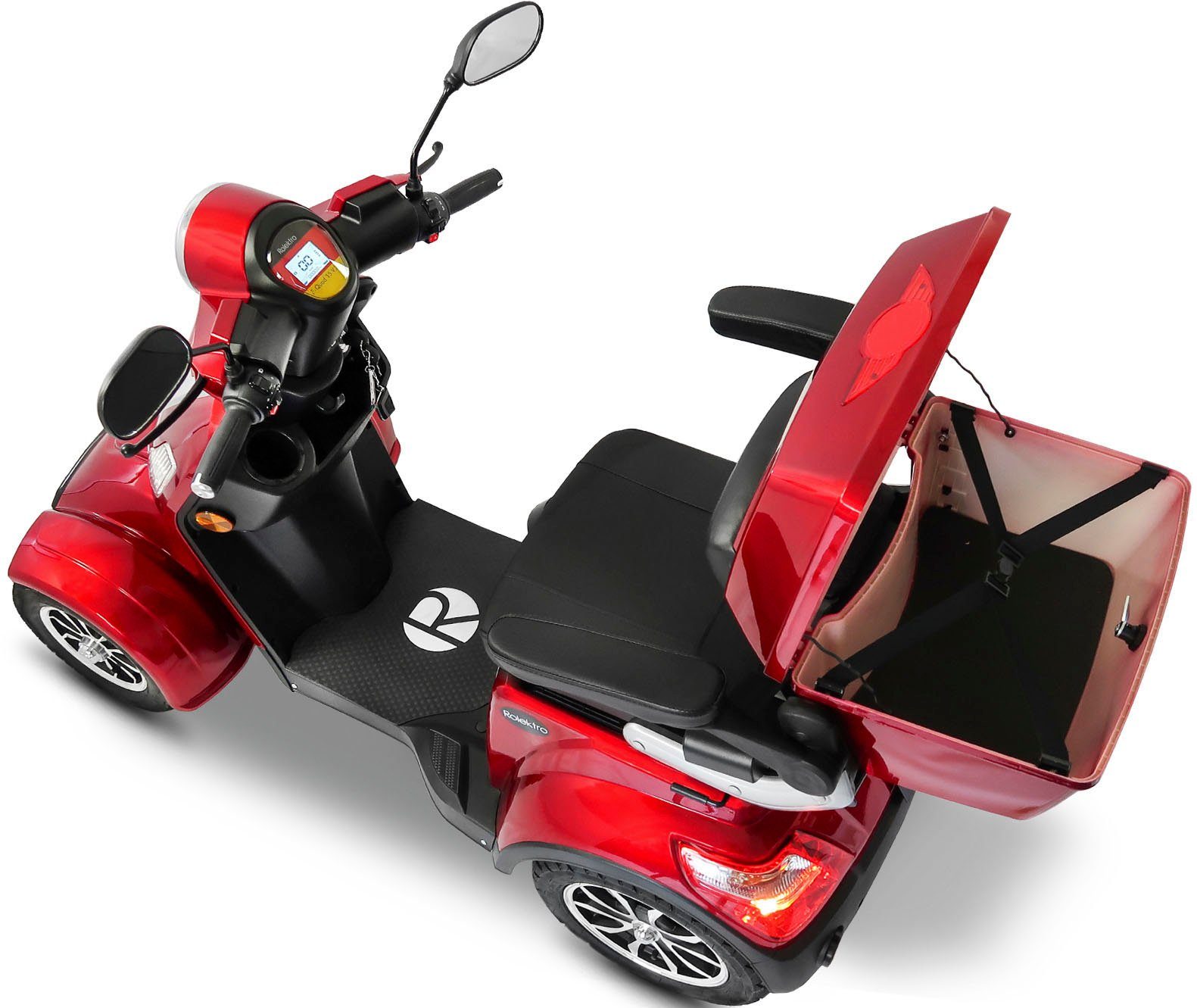 Rolektro electric vehicle Rolektro E-Quad 15 V.3 Lithium, 1000 W, 15 km/h, (with top case)