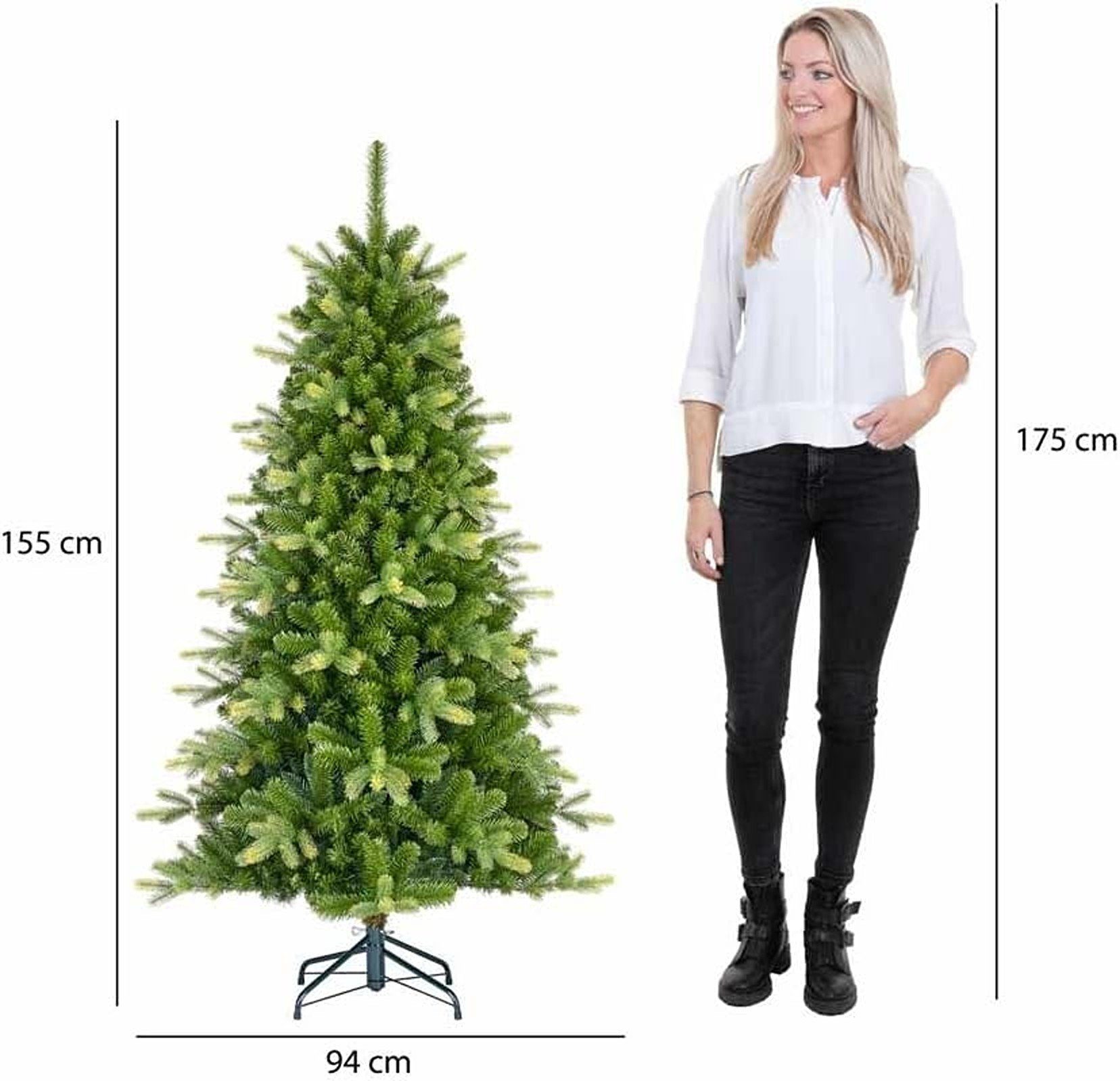 "Best 155cm Caldine Künstlicher Kiefer Weihnachtsbaum in hoch Town", Kiefer,