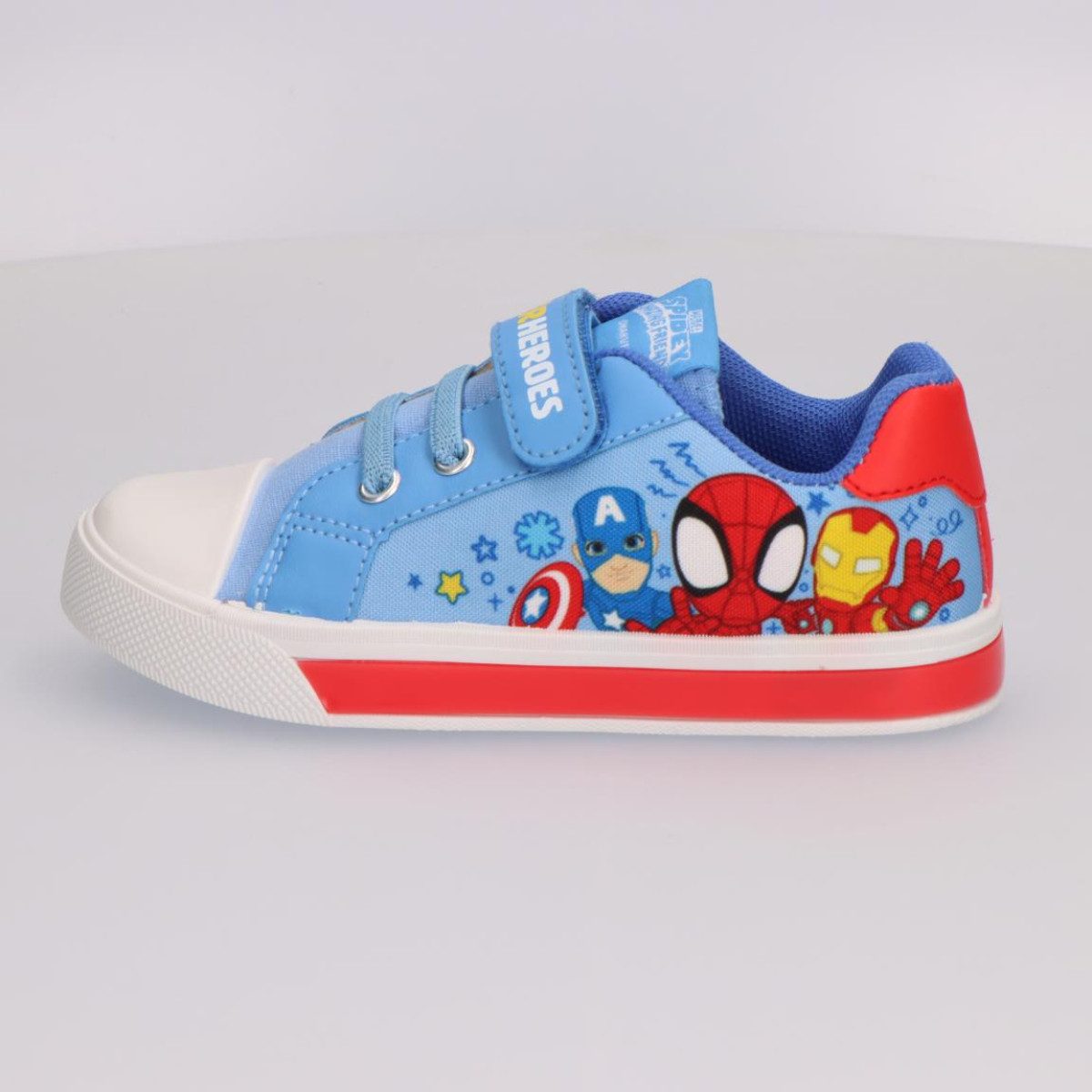 MARVEL Spidey Kinder Canvas mit Lichteffekt Schuhe für Freizeit und Alltag Sneaker