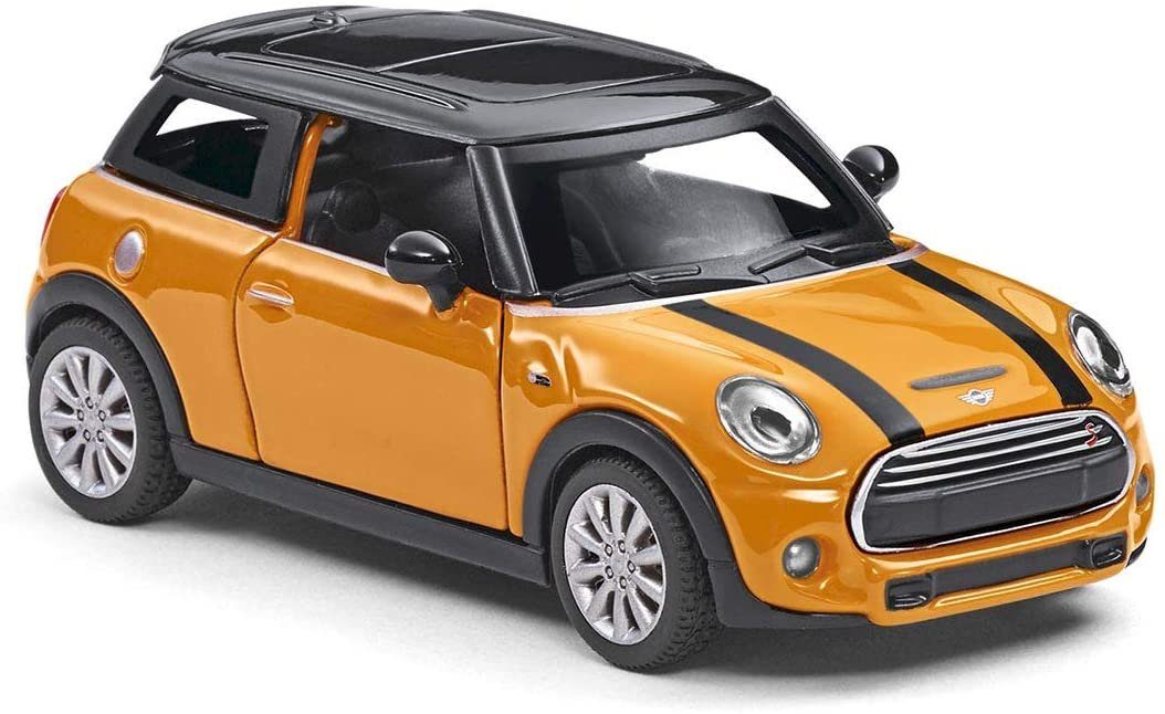 BMW Spielzeug-Auto Mini Cooper S Miniatur 1:36 Modellauto Miniatur Rückziehauto