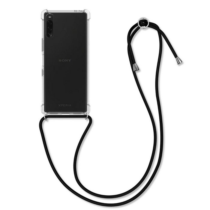 kwmobile Handyhülle Necklace Case für Sony Xperia L4 Hülle Silikon mit Handykette - Band Handyhülle
