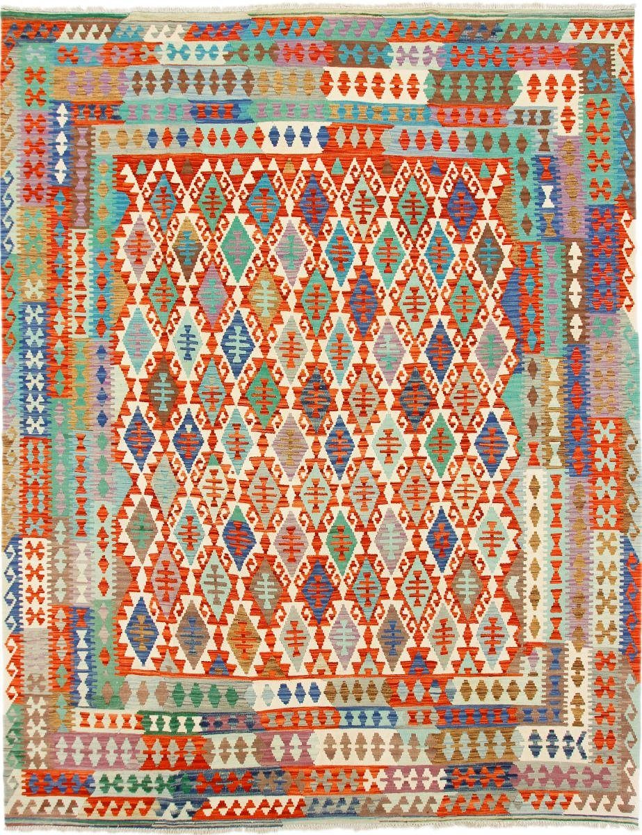 Höhe: Afghan Handgewebter Moderner Orientteppich Orientteppich, Trading, 296x342 mm Heritage rechteckig, Kelim 3 Nain