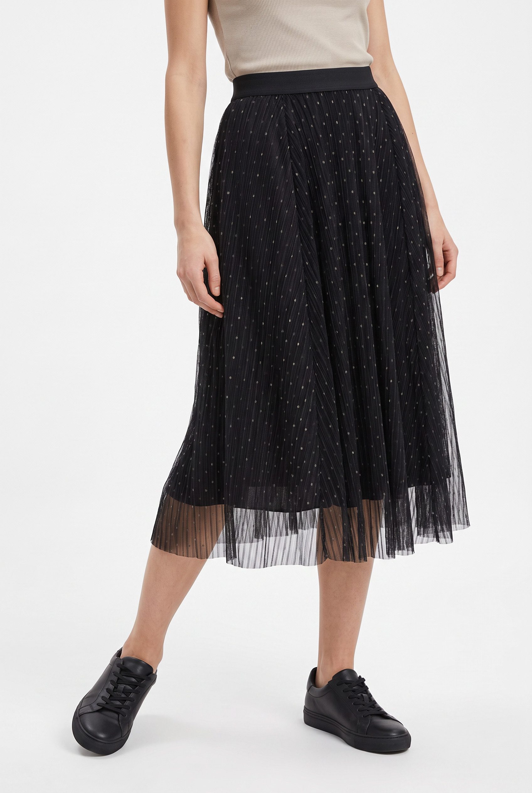 ONLY Maxirock ONLLAVINA DOT SKIRT JRS Kunstfaser