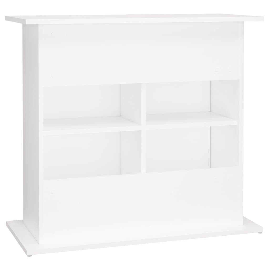furnicato Aquariumunterschrank Aquariumständer 81x36x73 cm Weiß Aquariumschrank mit 4 Türen und viel Stauraum für dein Zubehör – Bild 5 von 5