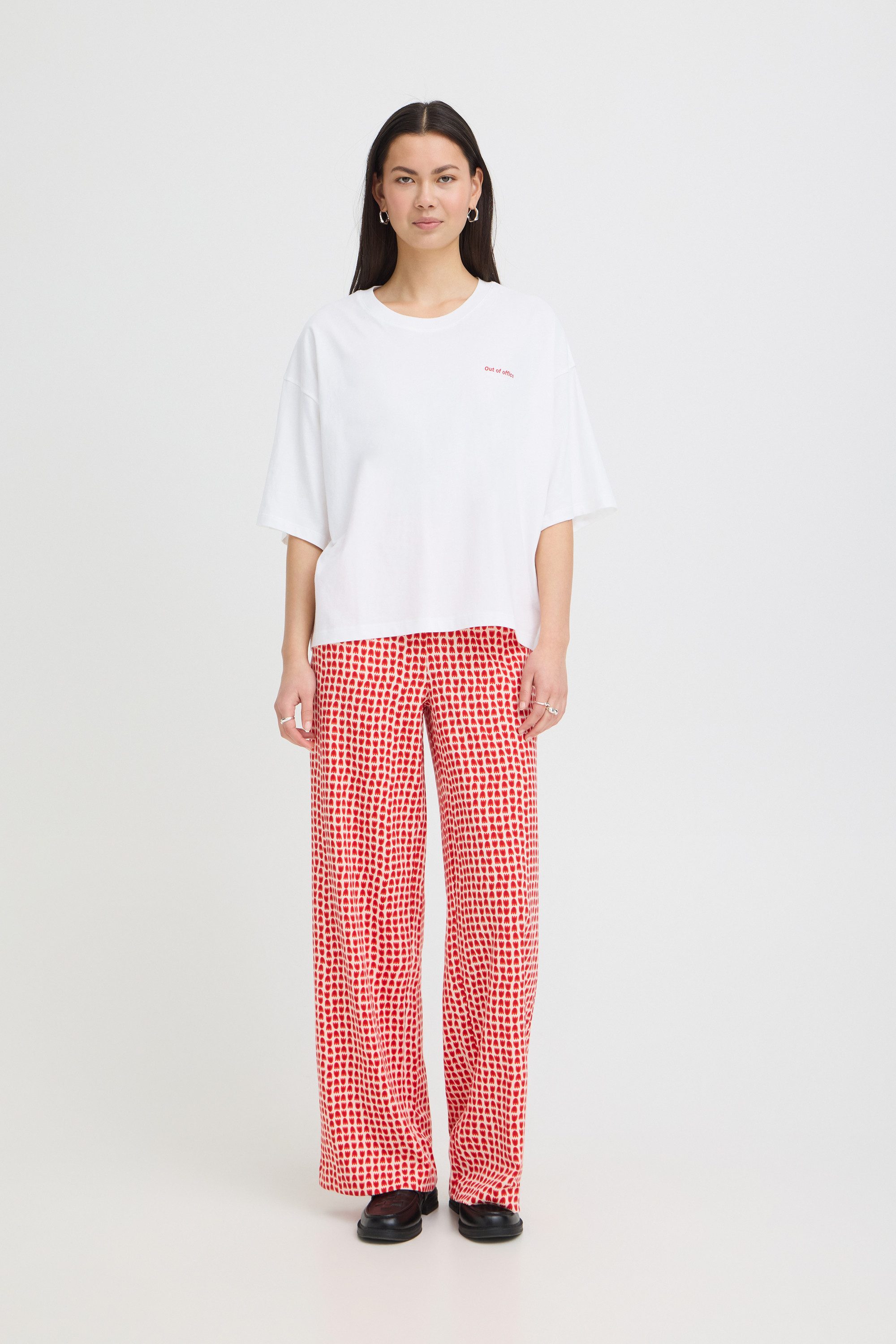 ICHI T-Shirt Kurzarm-Bluse IHNICA