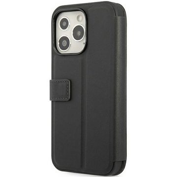 BMW Smartphone-Hülle BMW Signatur Collection Leder Book Case für Apple iPhone 13 Pro Black