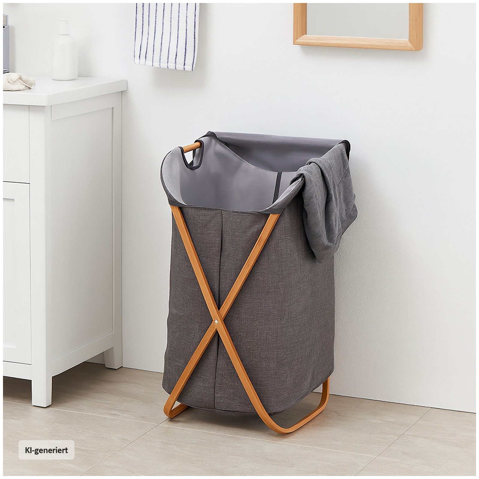 HTI-Living Wäschesack Wäschesammler 60 Liter (Stück, 1 St., 1 Wäschekorb), Wäschekorb