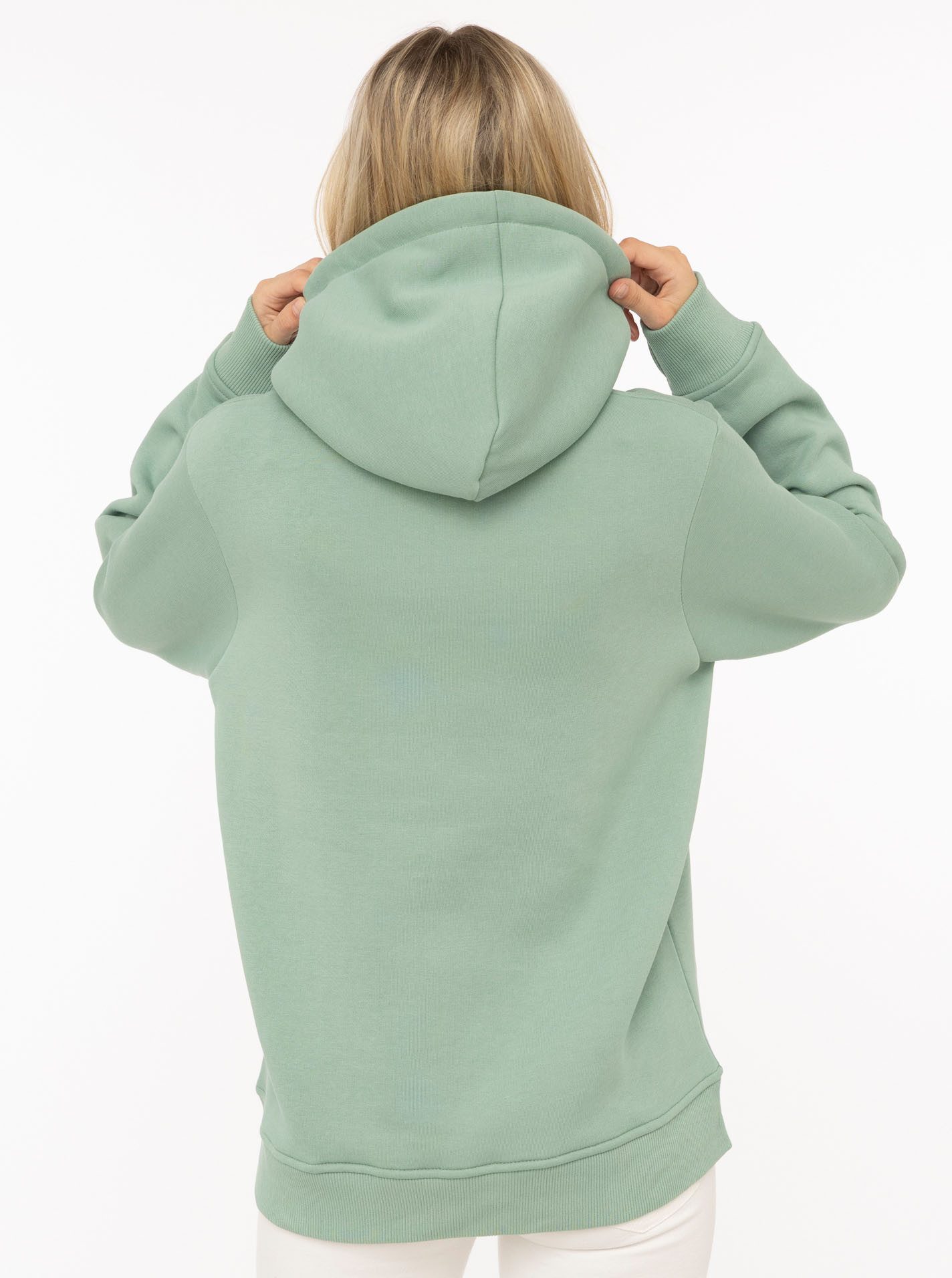 Zwillingsherz Hoodie "HOPE Spitze" Kapuze mit Kordel, Motiv mit Spitze, elastische Bündchen
