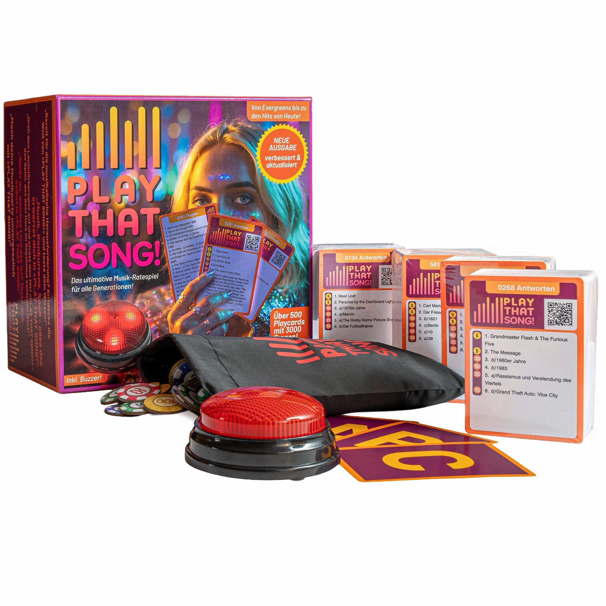 Spiel Play That Song - Musikpartyspiel German-Edition - 500 Spielkarten, ...