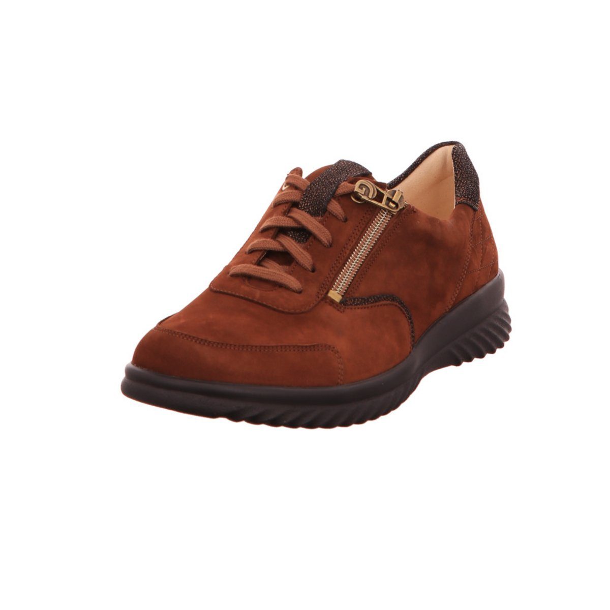 für Damen in braun Schnürschuh