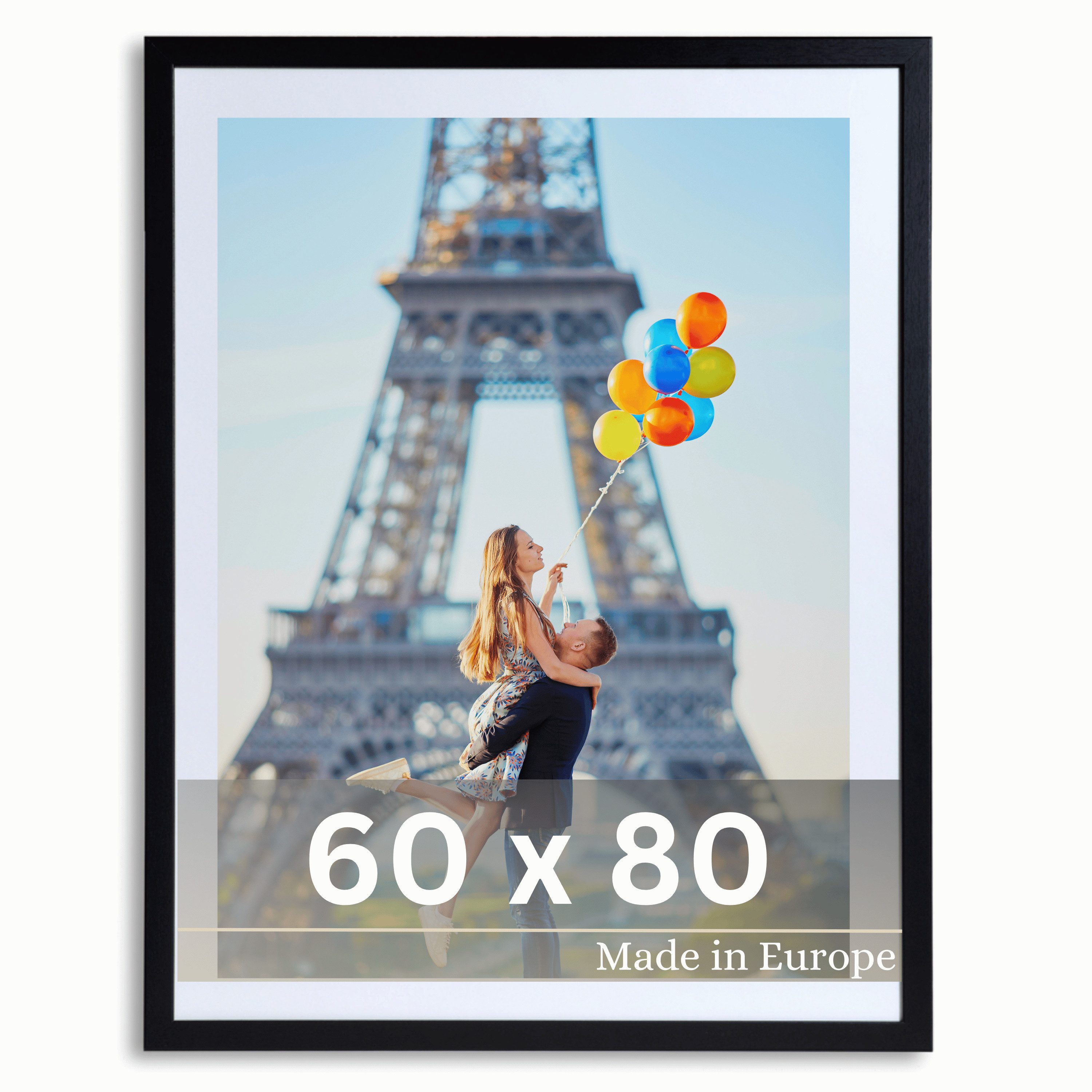 Victor (Zenith) Bilderrahmen Richter, Bilderrahmen Schwarz 60x80 cm mit 50x günstig online kaufen