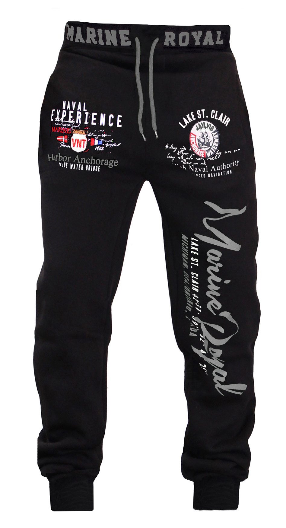 Jaylvis Jogginghose Herren Trainingshose Sport Hose Camouflage Uni Marine R günstig online kaufen