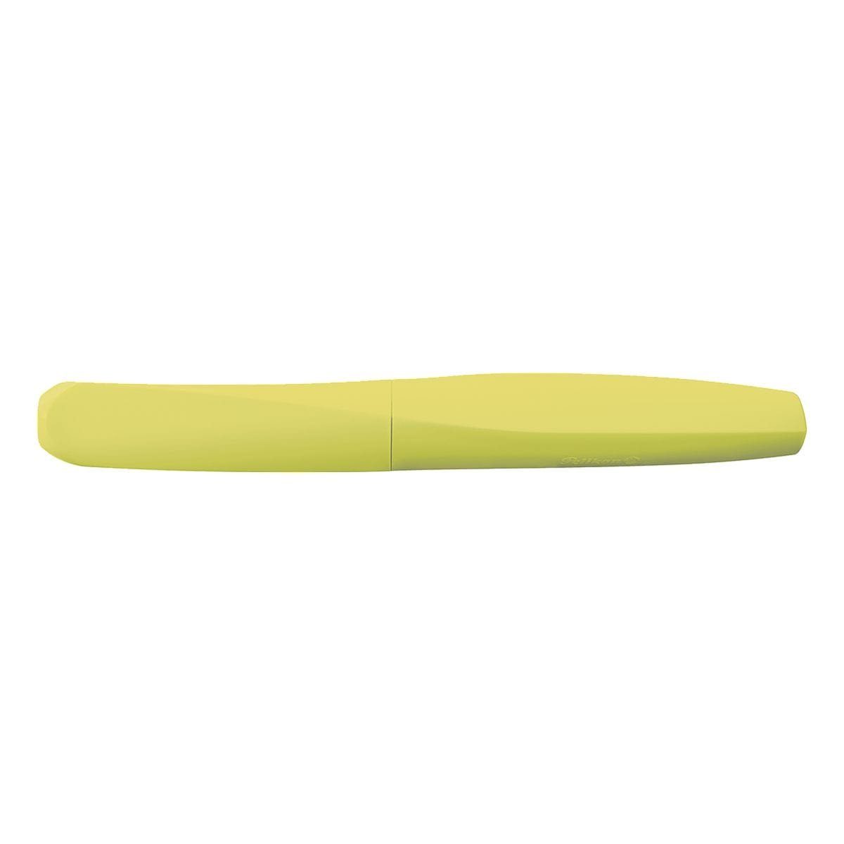 Pelikan Füllhalter Twist, für Linkshänder geeignet und Rechts- neongelb