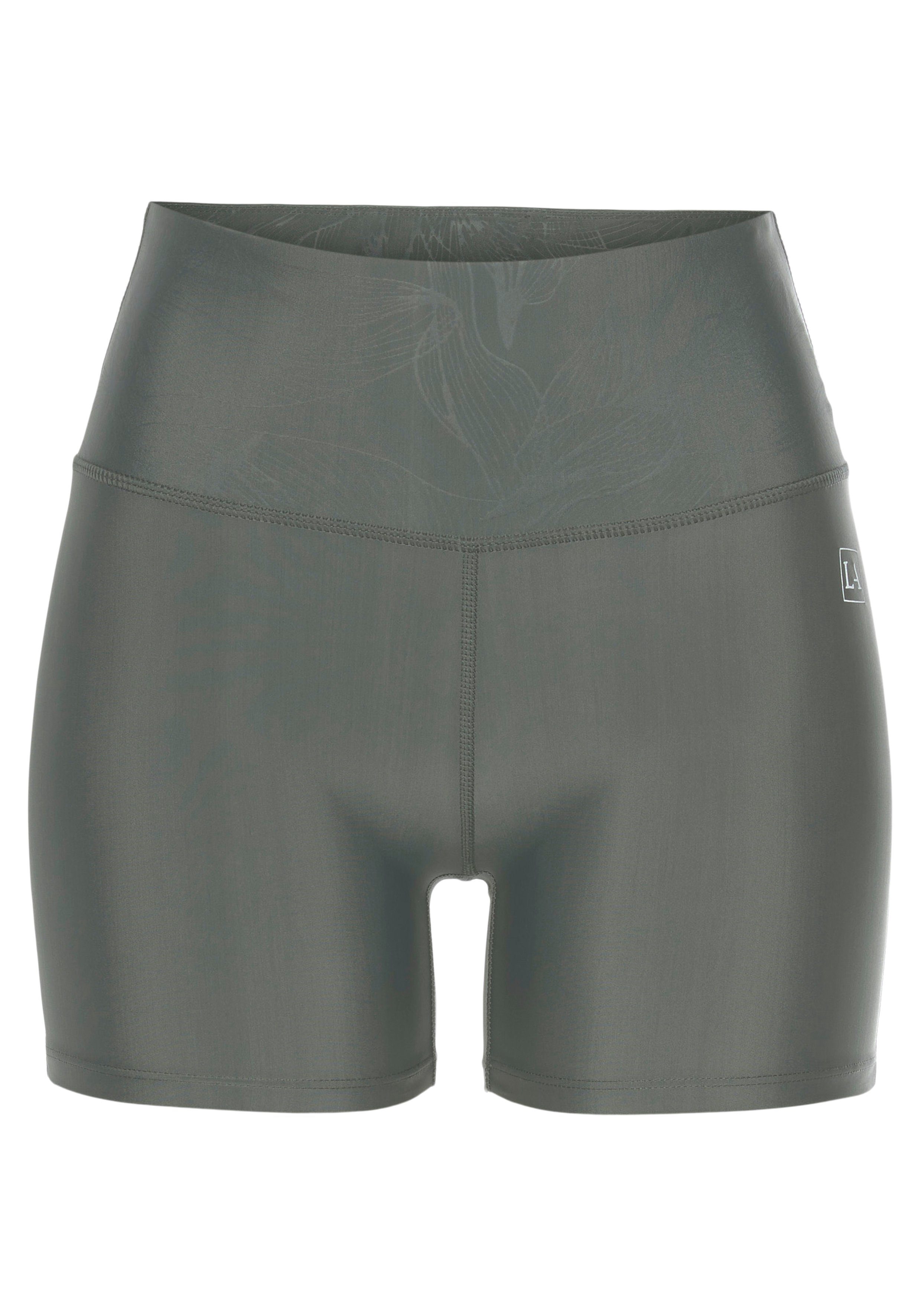 LASCANA ACTIVE Funktionsshorts mit gemustertem Bund günstig online kaufen