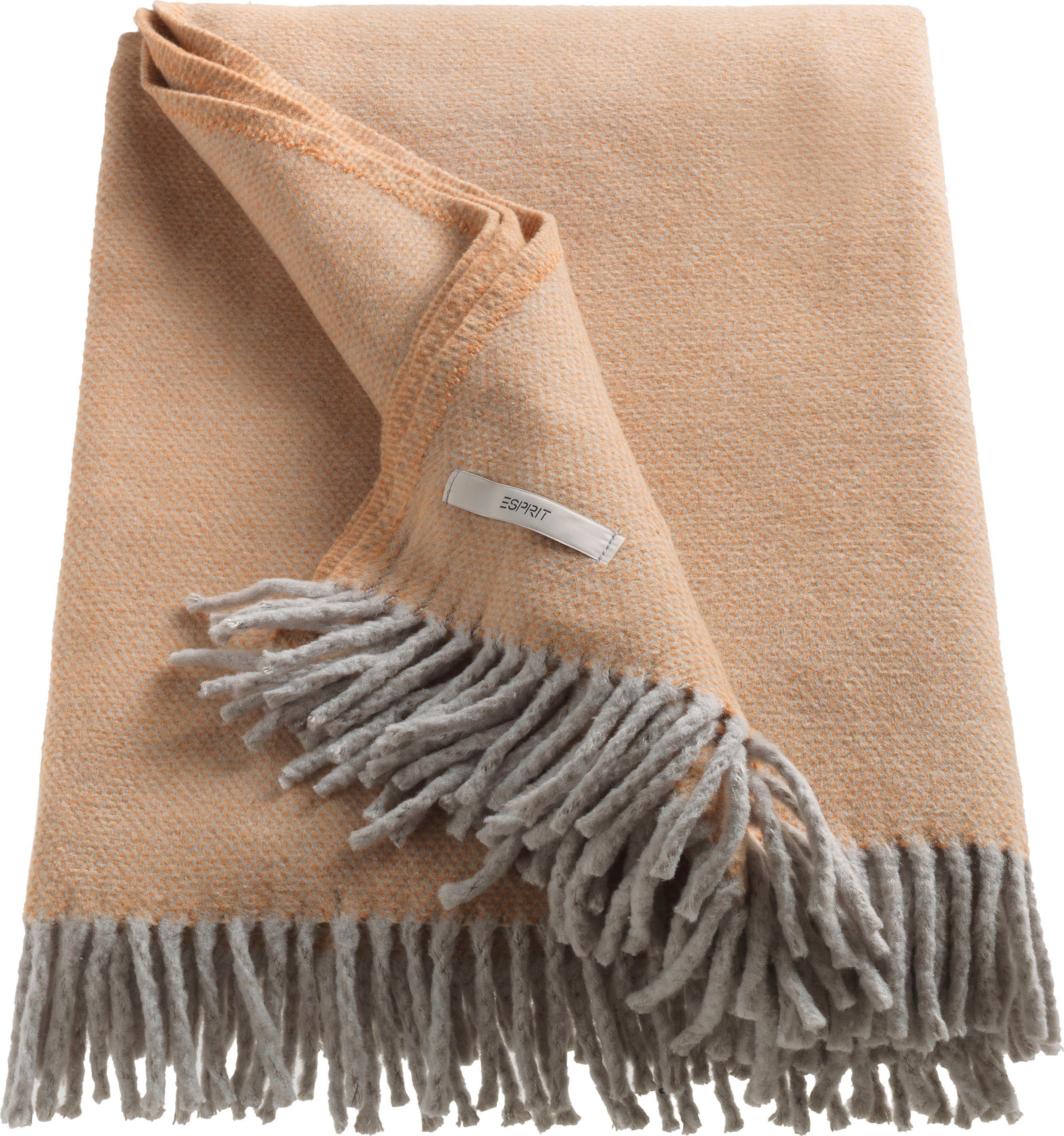 Esprit Plaid  Jade ¦ gelb ¦ Baumwollmischgewebe ¦ Maße (cm): B: 140 H: 1,5 günstig online kaufen