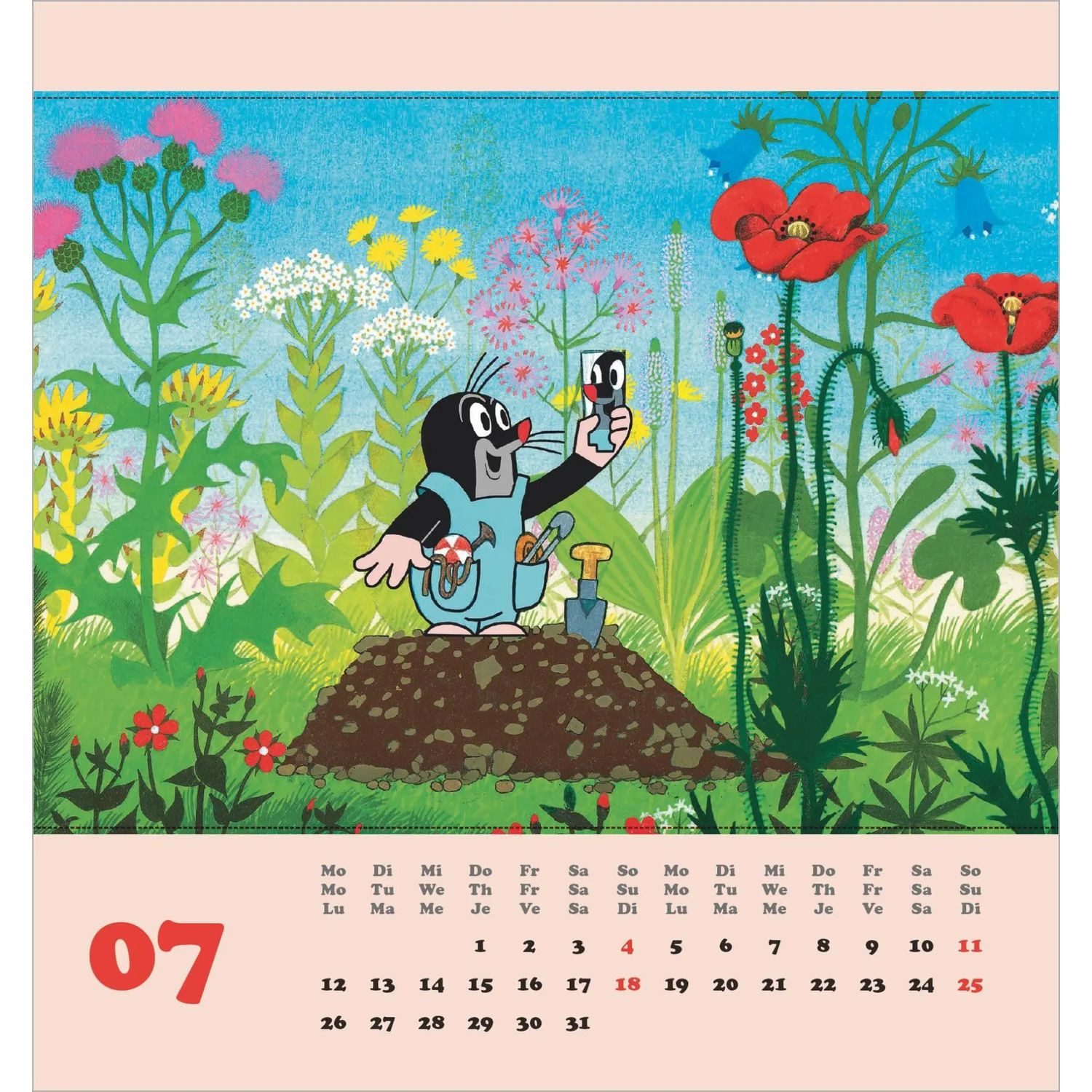 Wandkalender Der kleine Maulwurf 2027 – Bild 5 von 5