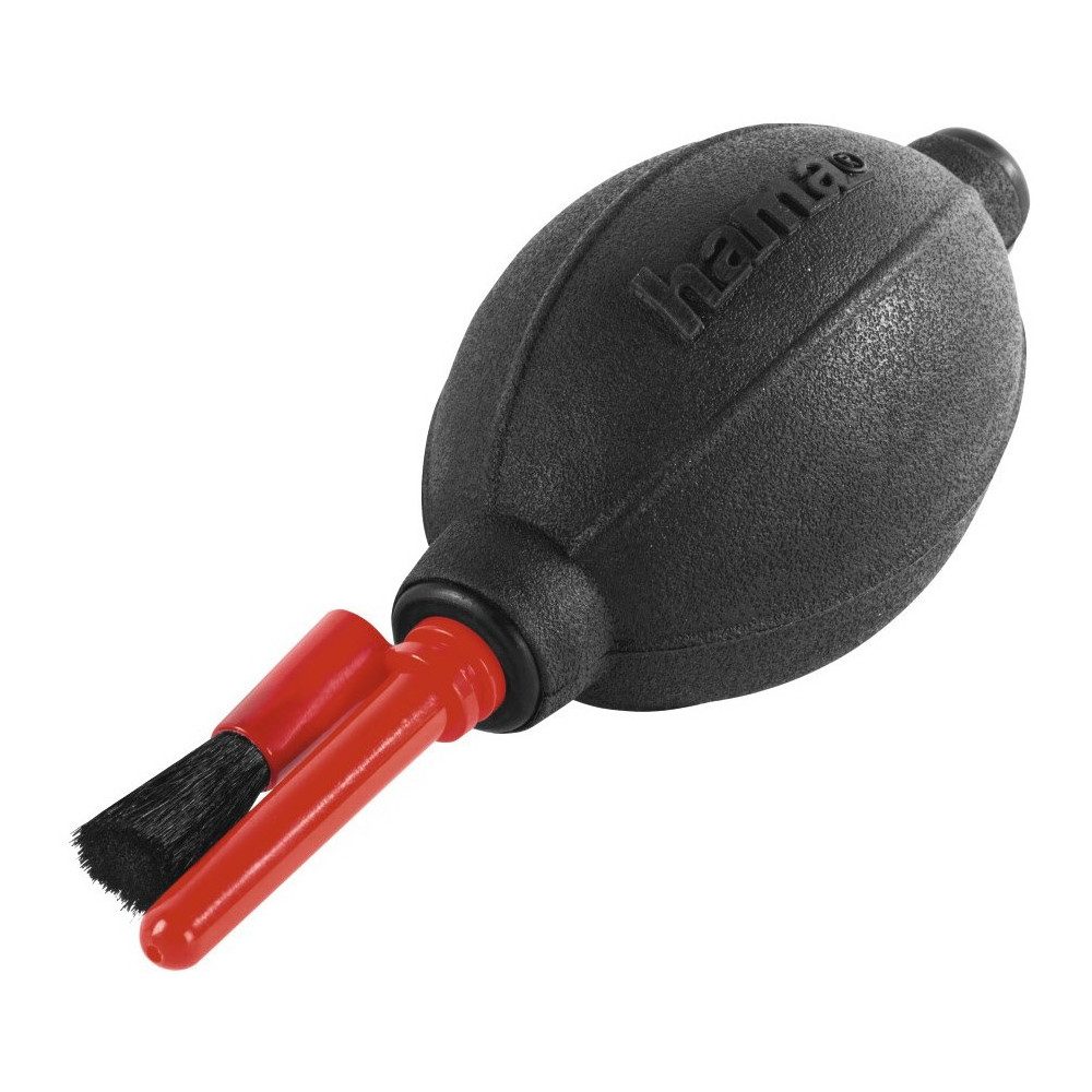 Hama Pinsel Hama Dust Ex Brush 55 Blasebalg rot für Kamerareinigung.