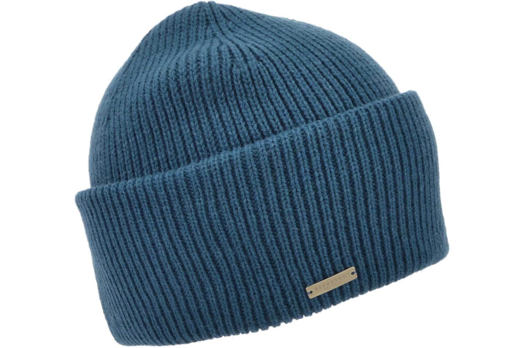 Seeberger Strickmütze Strick Aufschlagmütze in Rippenstruktur günstig online kaufen