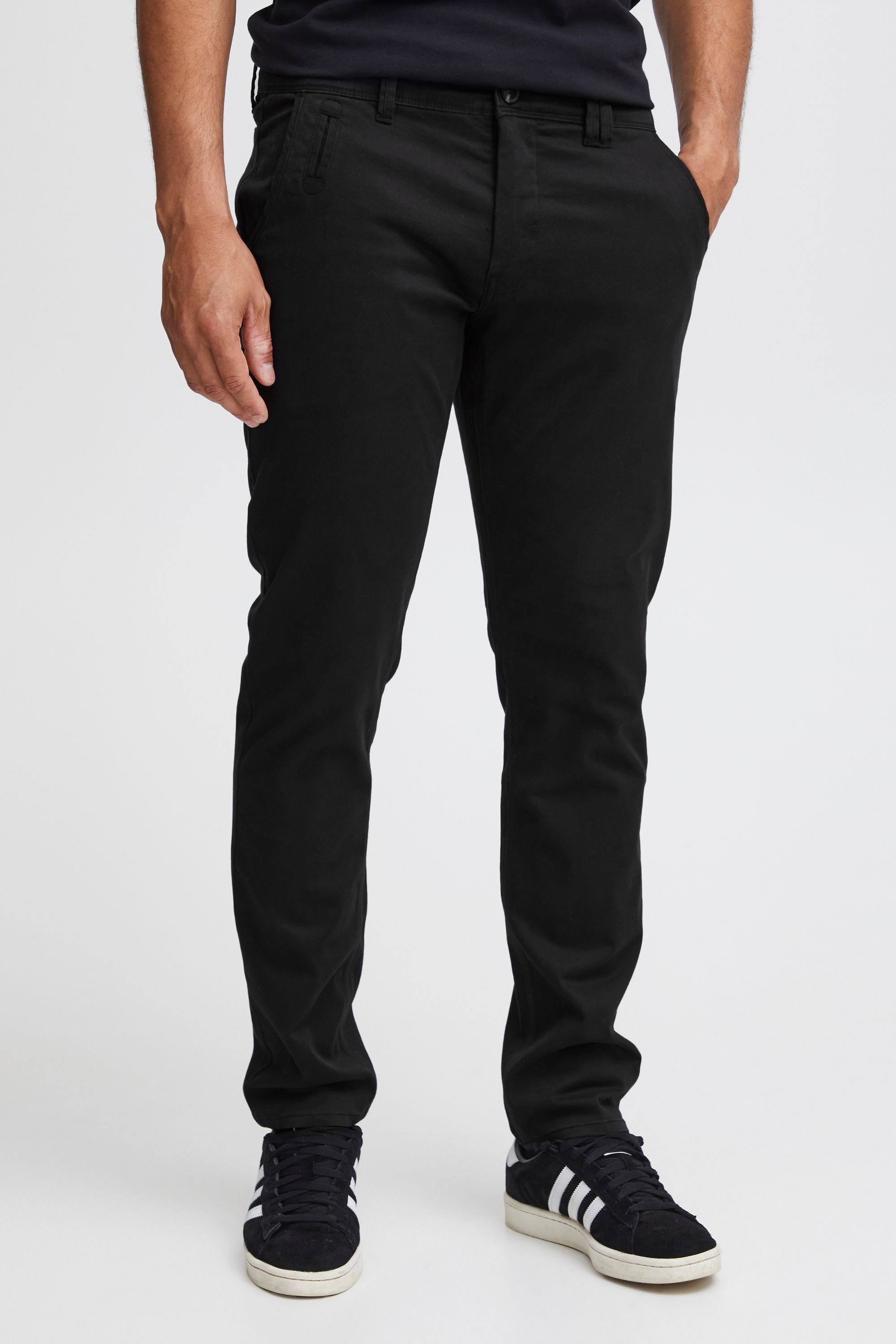 Blend Chinohose BHTrompo Stoffhose mit Gürtelschlaufen und Leder-Details - Regular Fit