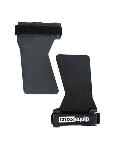 crossequip Multisporthandschuhe Cheater Grips Fitness Handschuh Griffhilfe Zughilfe für Krafttraining aus einer speziellen widerstandsfähigen Gummimischung gefertigt