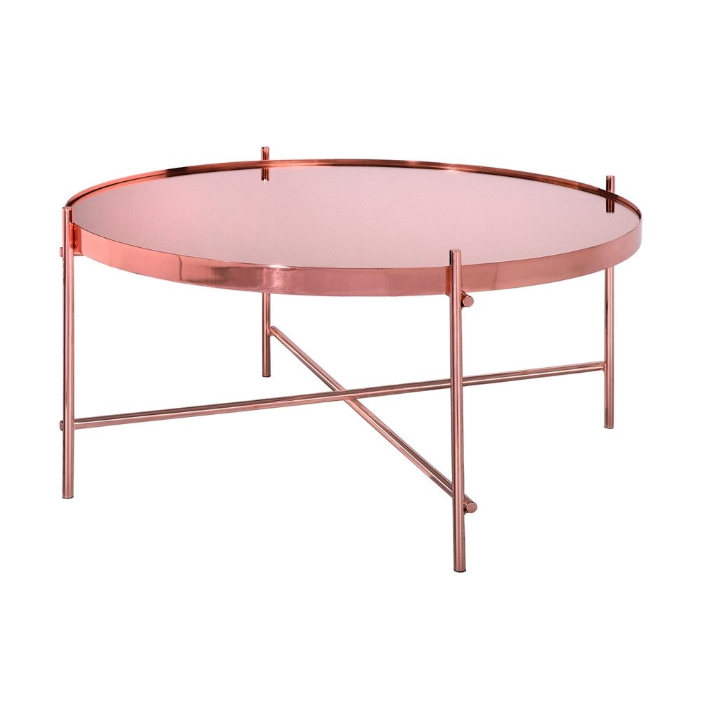 WOMO-DESIGN Beistelltisch Wohnzimmertisch mit Glasplatte und günstig online kaufen