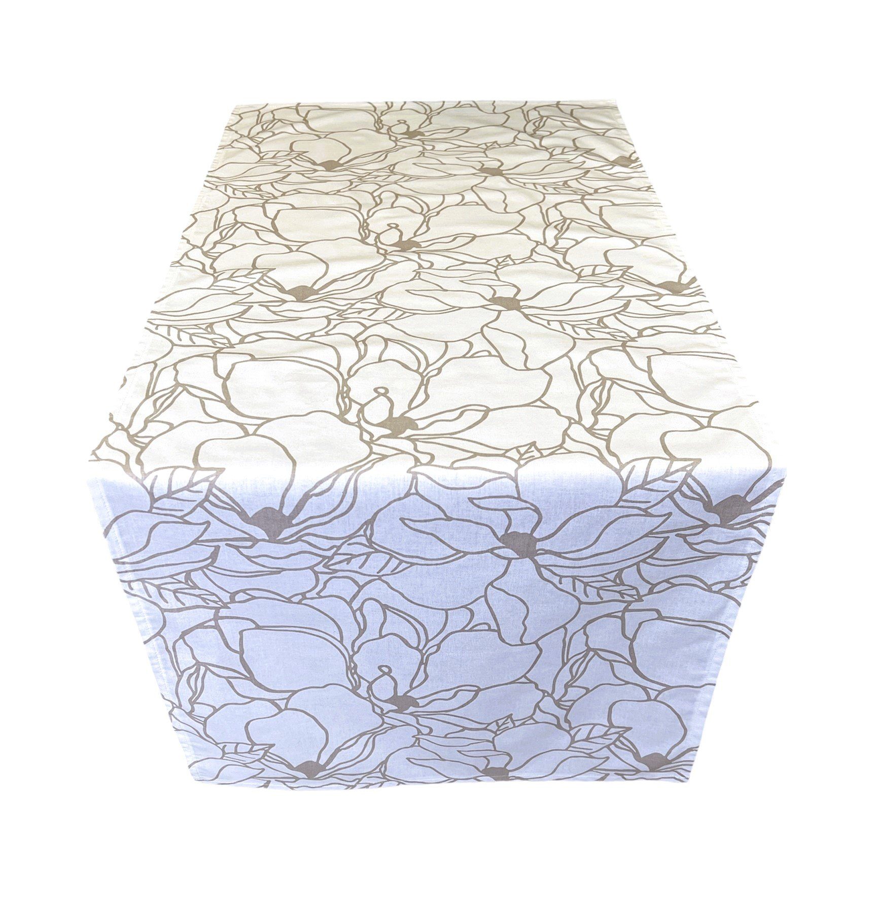 RoKo-Textilien Tischläufer Tischläufer Tischdecke 100% Baumwolle gedeckter Tisch in 18 Maßen, bedruckt, geblümt