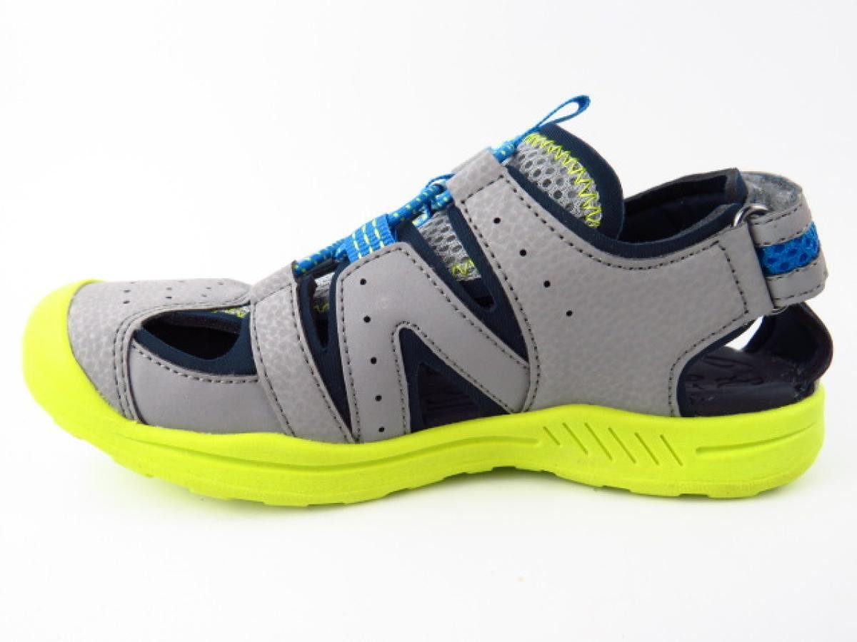 Geox J Vaniett grau/gelb Sandale