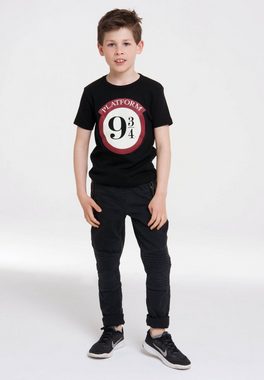 LOGOSHIRT T-Shirt Harry Potter - Platform 9 3/4 mit lizenziertem Originaldesign