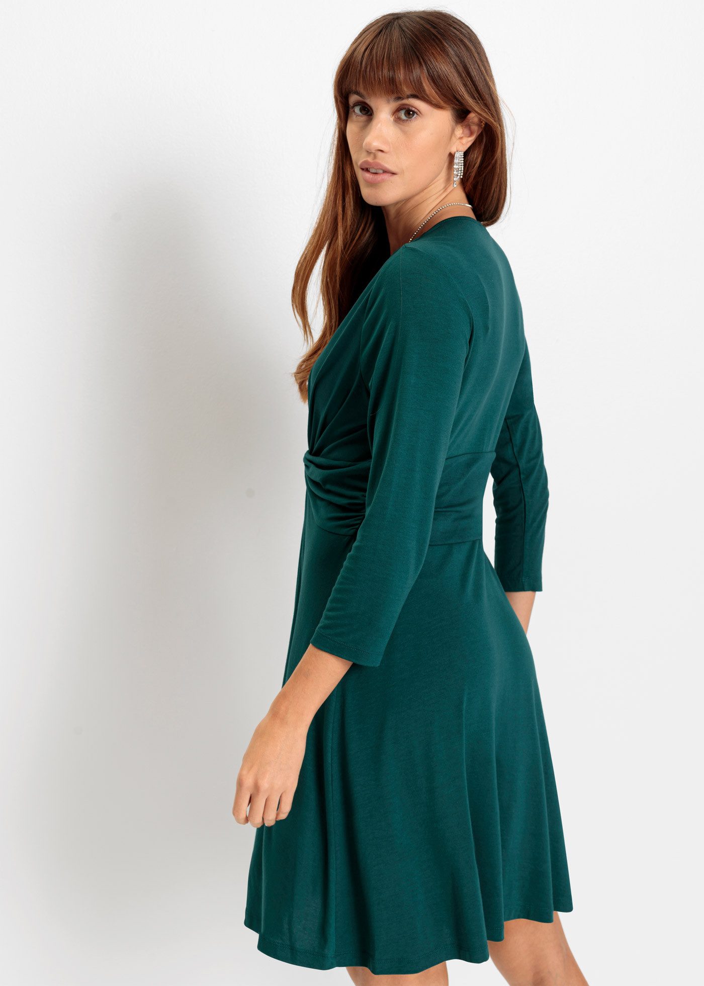 bonprix Jerseykleid Jerseykleid in fließendem Viskose-Mix günstig online kaufen