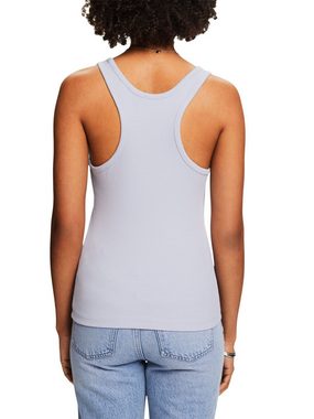 Esprit T-Shirt Racerback-Tanktop aus Baumwolle mit Print (1-tlg)